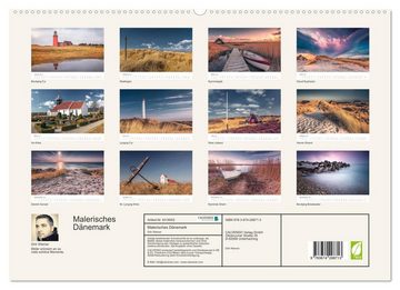 CALVENDO Wandkalender Malerisches Dänemark (Premium, hochwertiger DIN A2 Wandkalender 2023, Kunstdruck in Hochglanz)