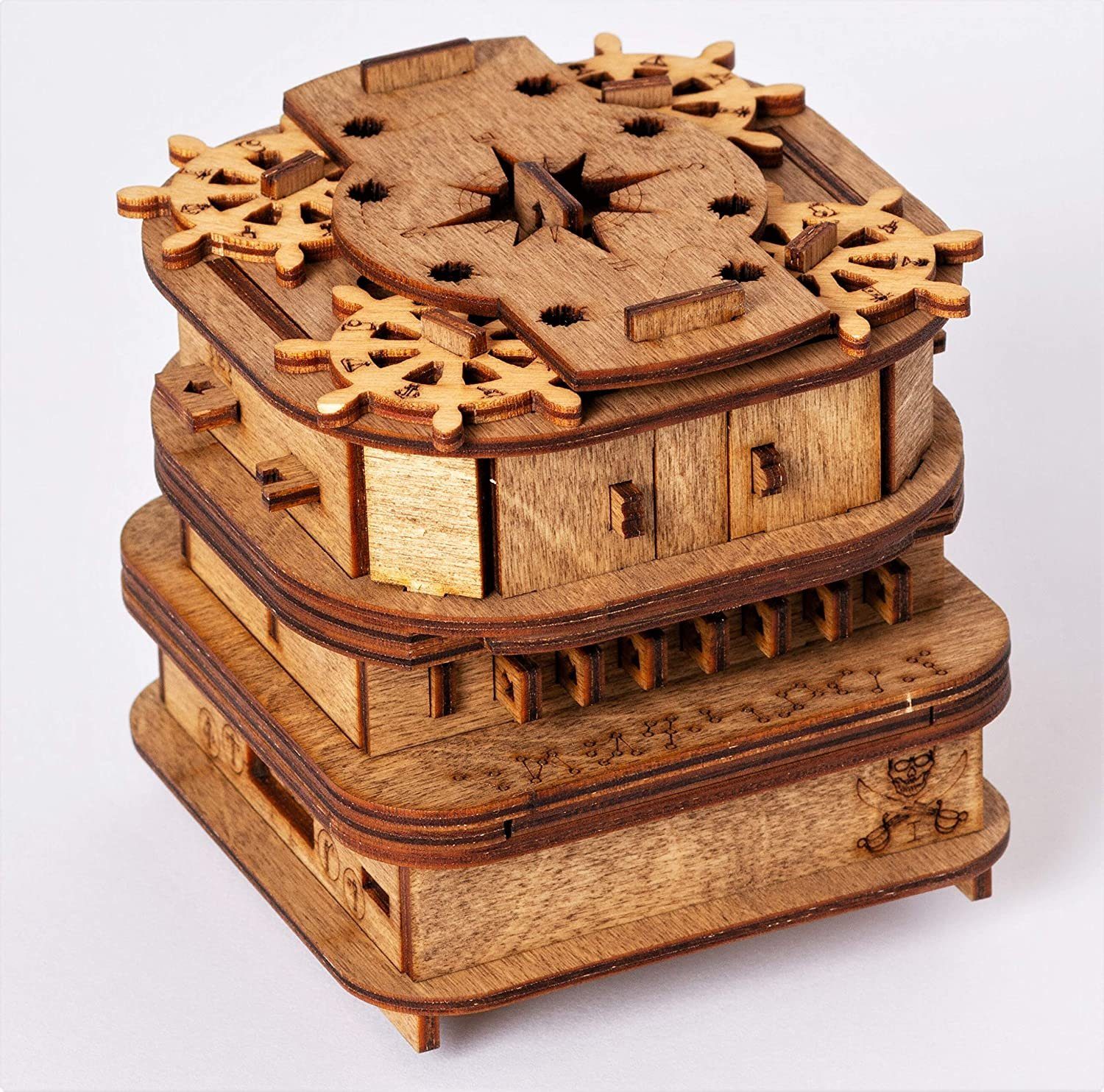 iDventure Spiel, Puzzlebox Cluebox - Davy Jones' Locker - interaktive Box  mit Rätseln