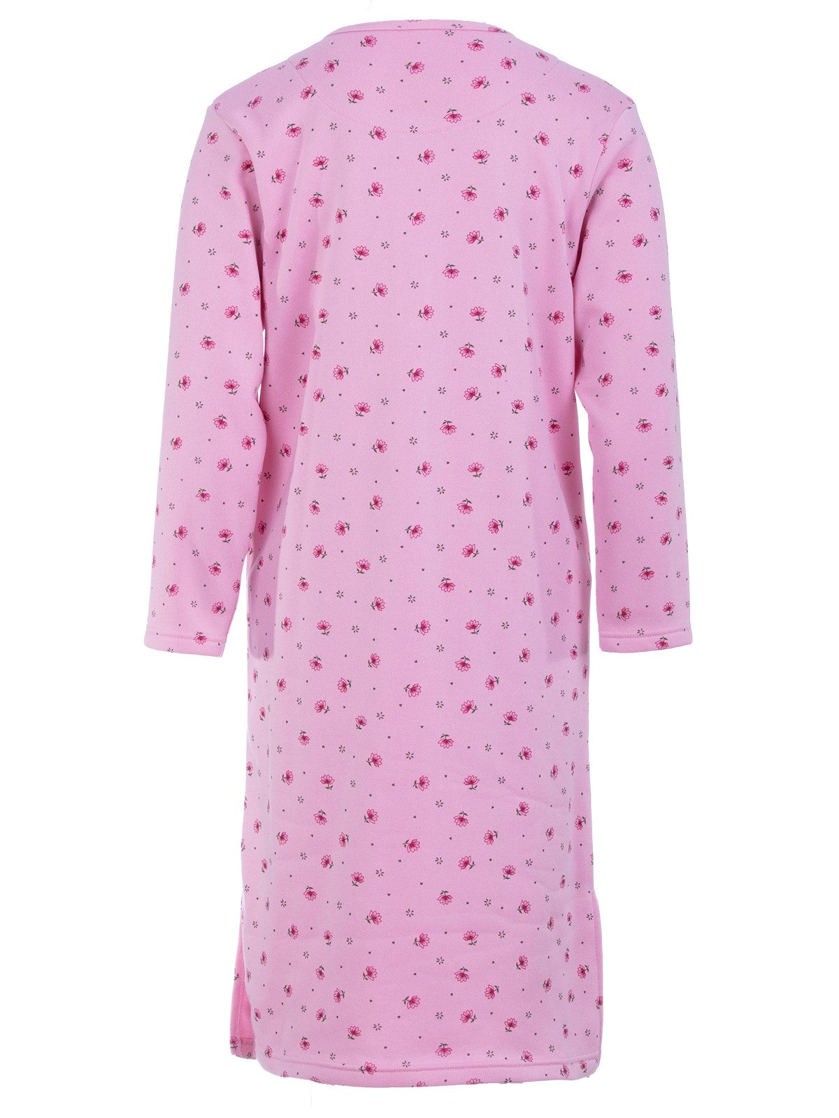Lucky Nachthemd Thermo Nachthemd - Herzchen mit Blüten