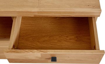 Home affaire Lowboard Divupe, Breite 138 cm, Fronten aus Massivholz, FSC®-zertifiziert