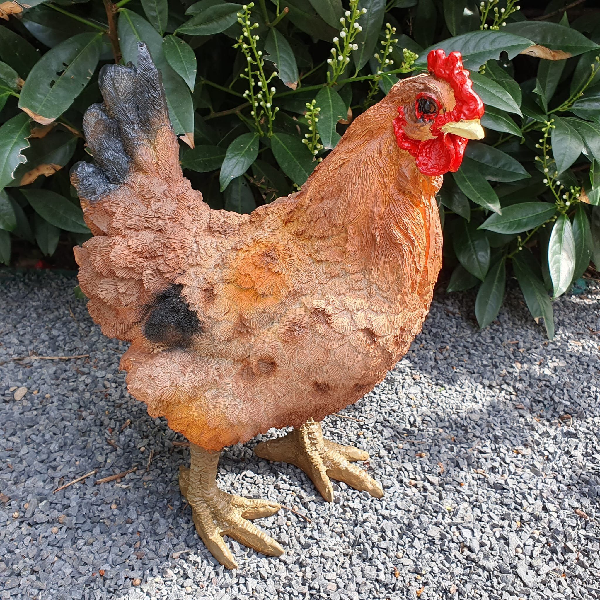 Aspinaworld Gartenfigur Braune Huhn Figur 34 günstig online kaufen