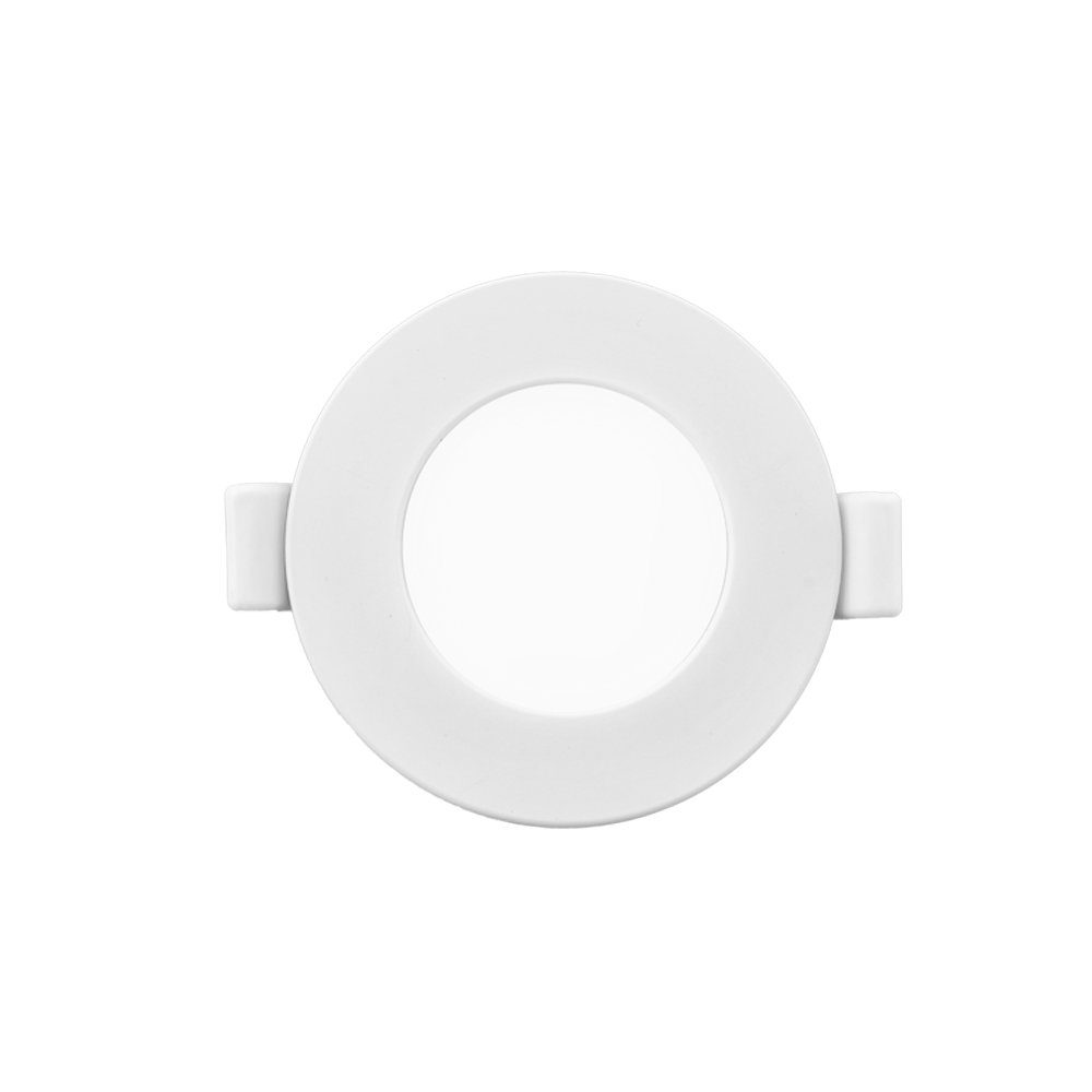 V-TAC LED Panel 3w LED slim Einbauleuchte Deckenleuchte Einbauspot slim Panel Rund Ø, Warmweiß, LED Panele Unterputz 3 Watt Warmweiß, 85x20,5mm, Form: rund