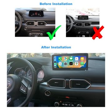 TAFFIO Für Mazda CX-5 KF 17 -21 10.25" Touchscreen Android Display CarPlay Einbau-Navigationsgerät