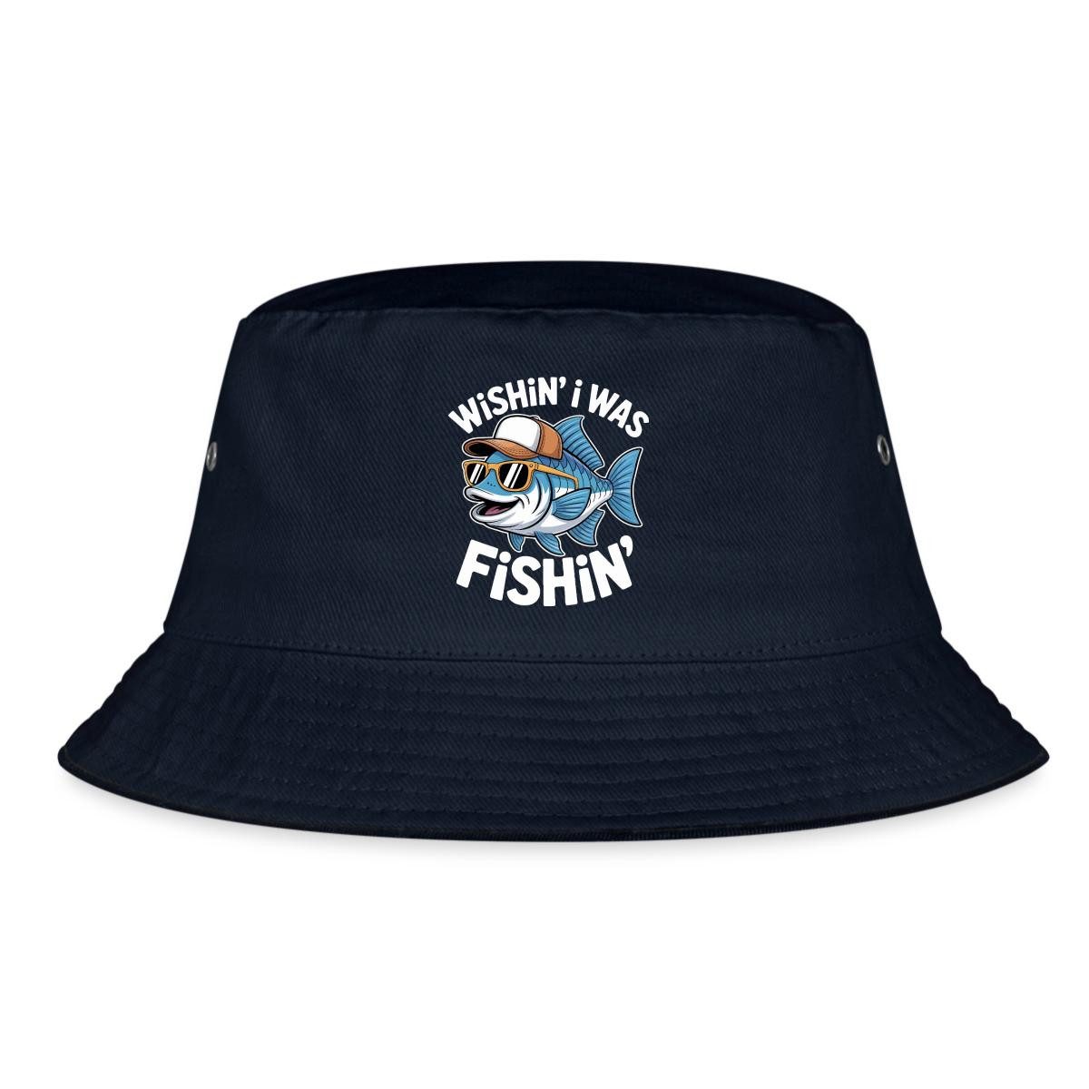 Sonnenhut Wishin´ I Was Fishin´ Angler Fischerhut