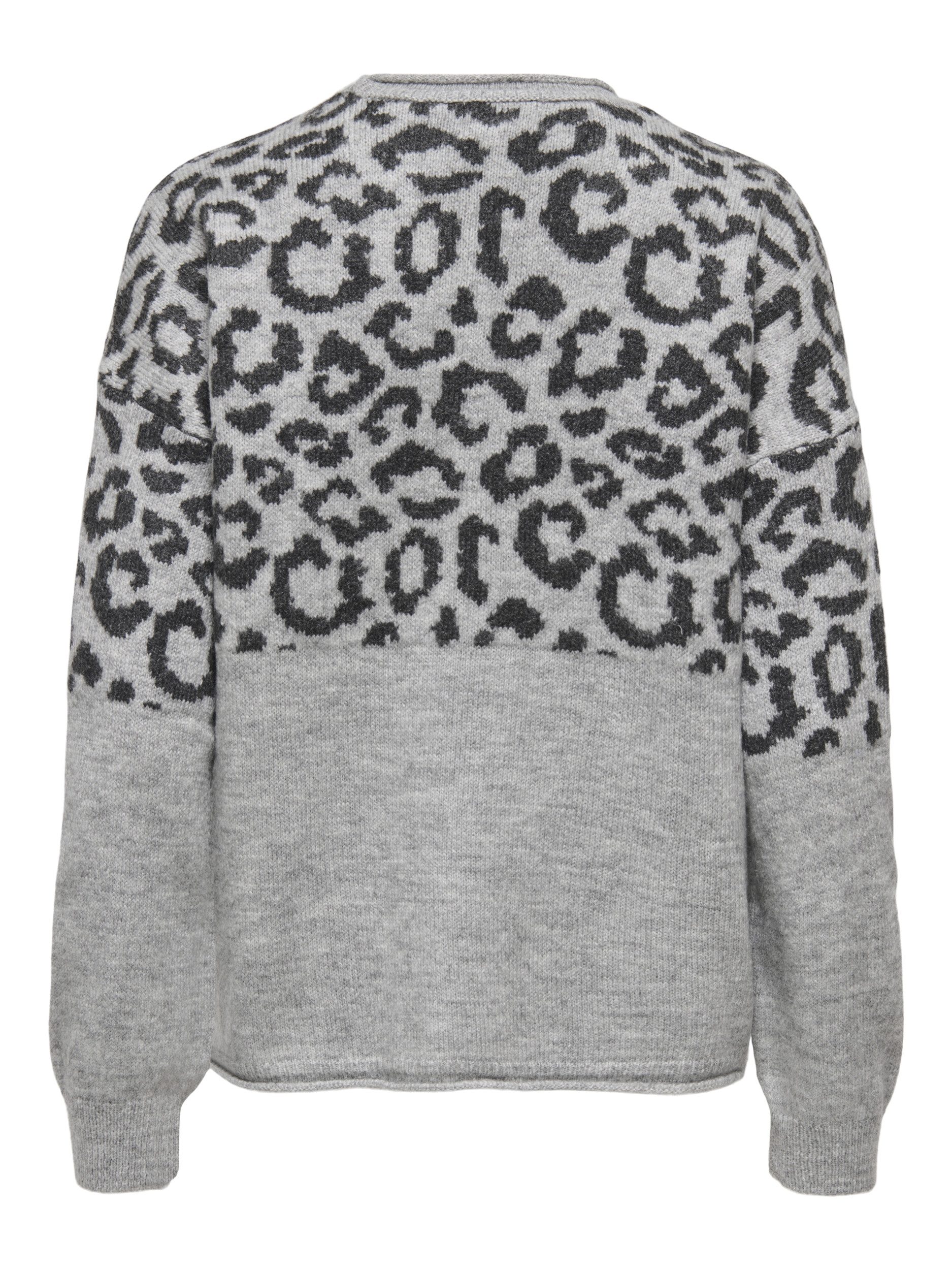 ONLY Strickpullover ONLJADE ANIMAL LS O-NECK KNT NOOS günstig online kaufen