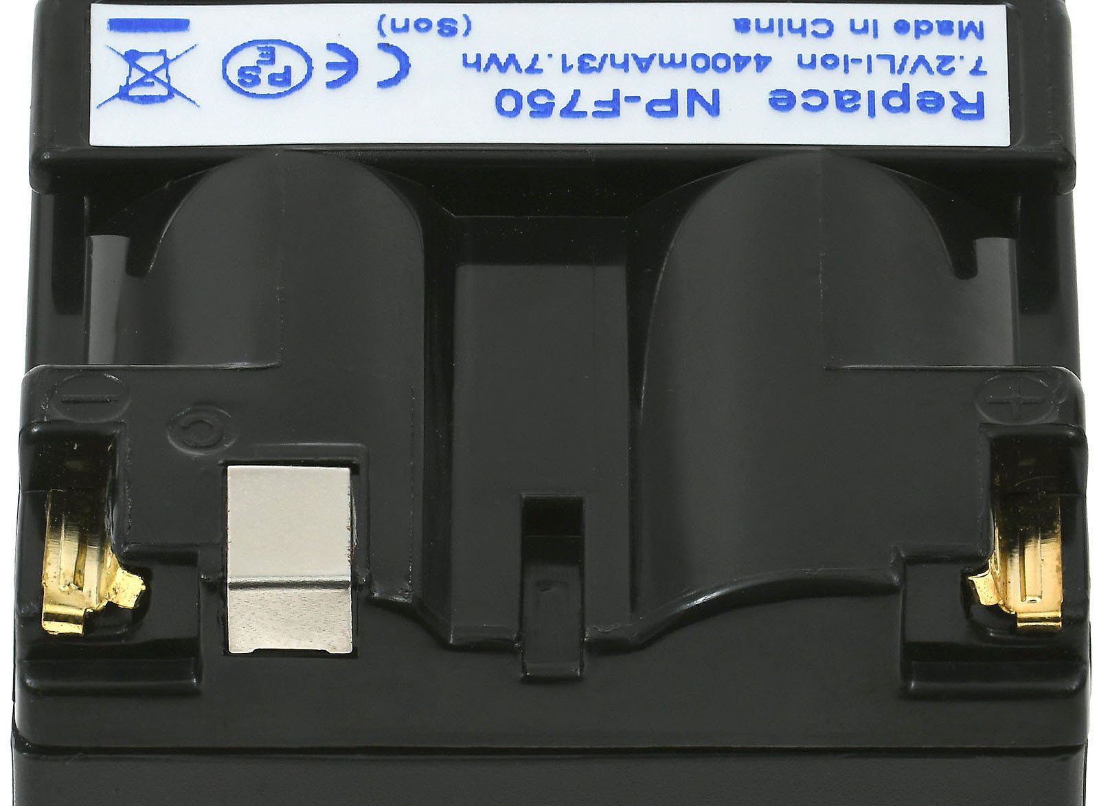 CCD-TR760E (7.2 Sony Kamera-Akku 4400 4400mAh Akku V) mAh für Powery Video Schwarz