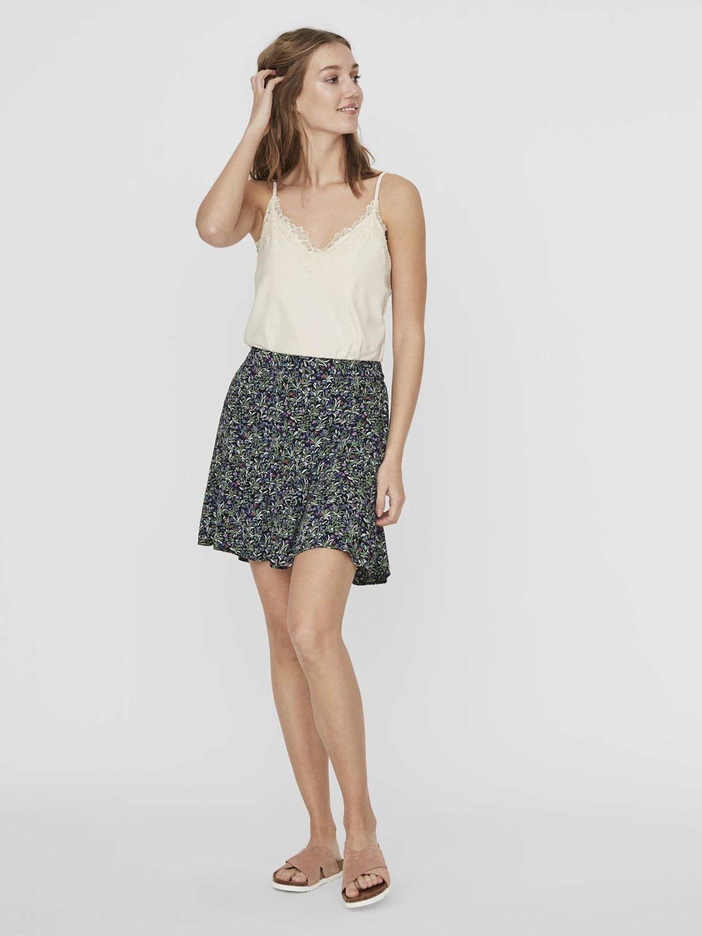 Vero Moda Shirttop MILLA (1-tlg) Spitze