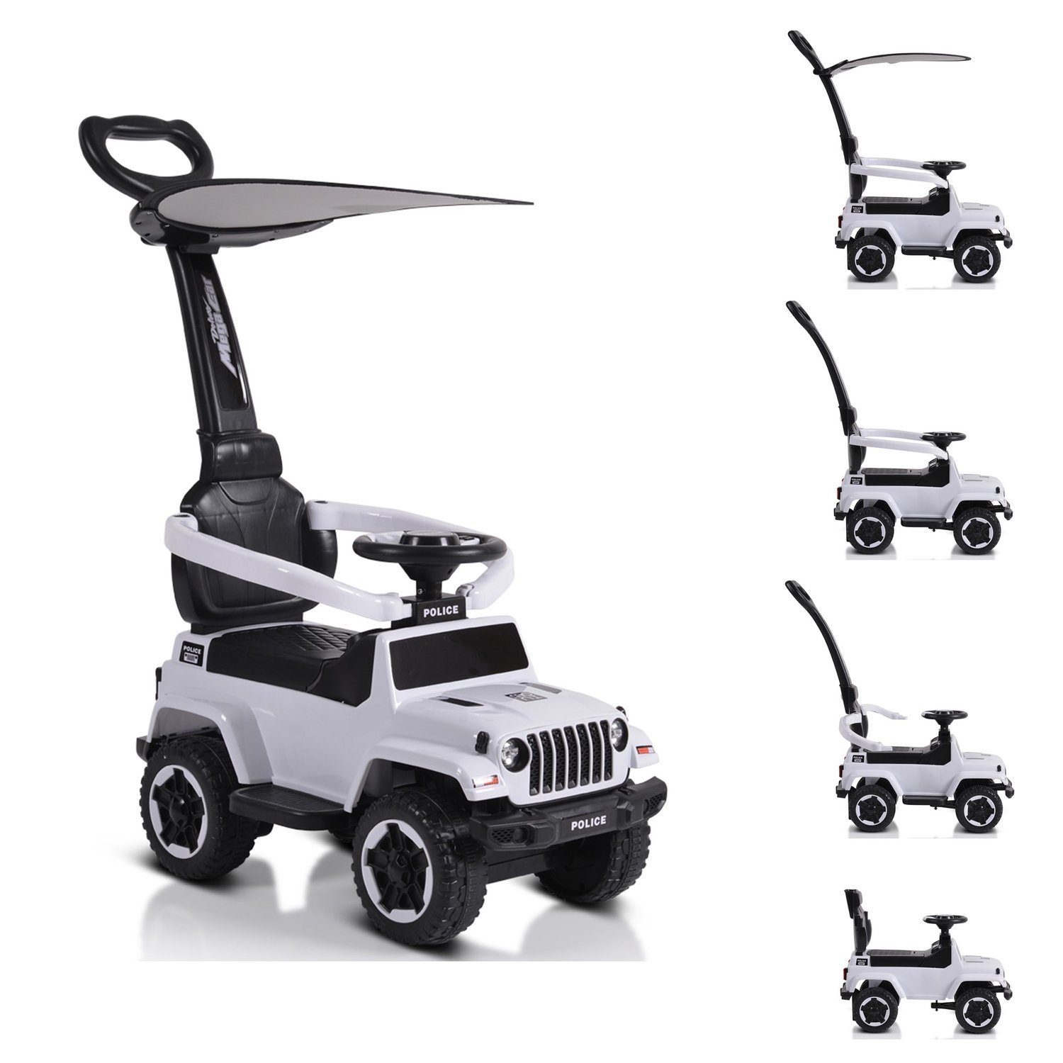 Rutscher Kinder Rutschauto Police