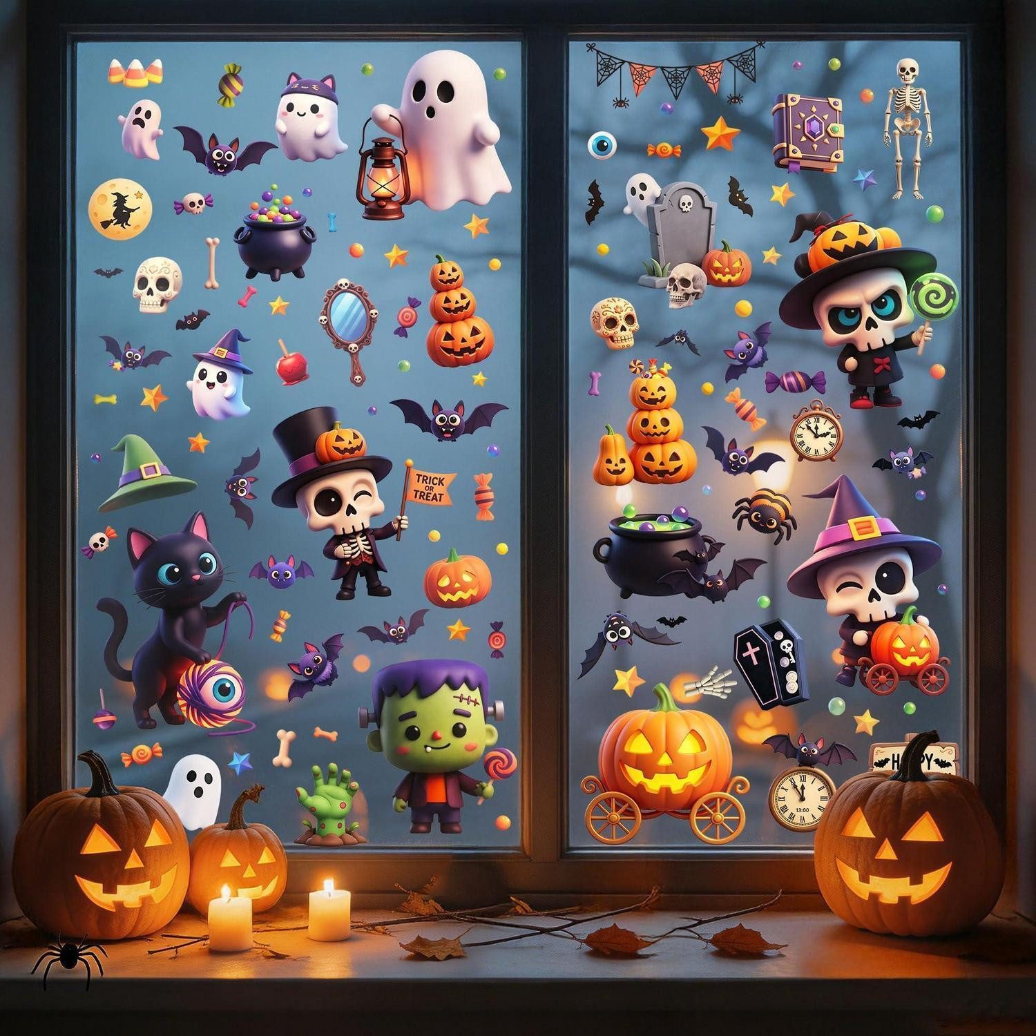 LuxusKollektion Fensterbild Fensterbilder Halloween C
