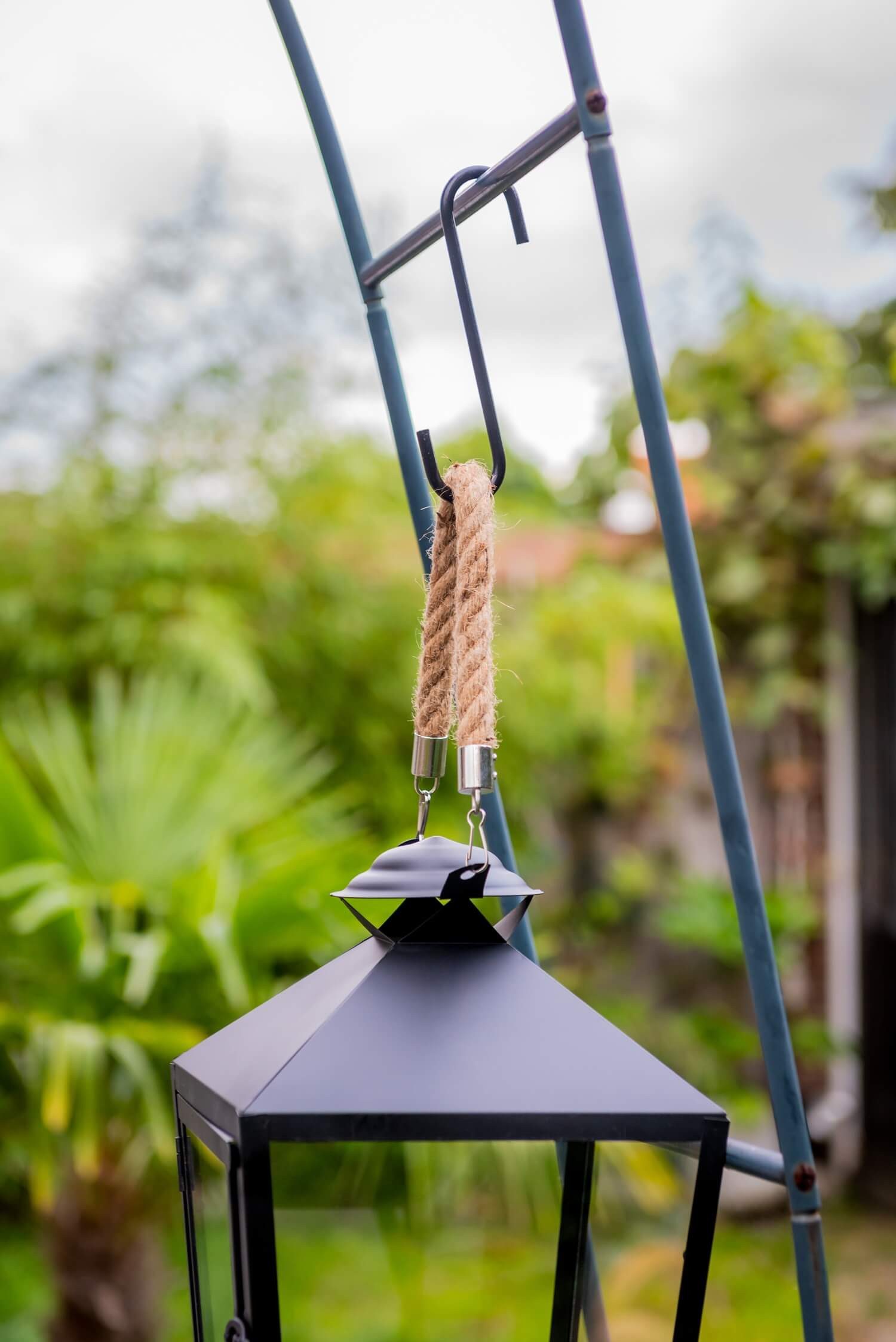 Dekowunder Wandhaken Kleiner S-Haken aus Eisen 15 cm – stabiler Halter in schwarz, (1 x S Haken klein)