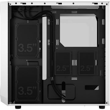 Fractal Design PC-Gehäuse Focus 2 White TG Clear Tint