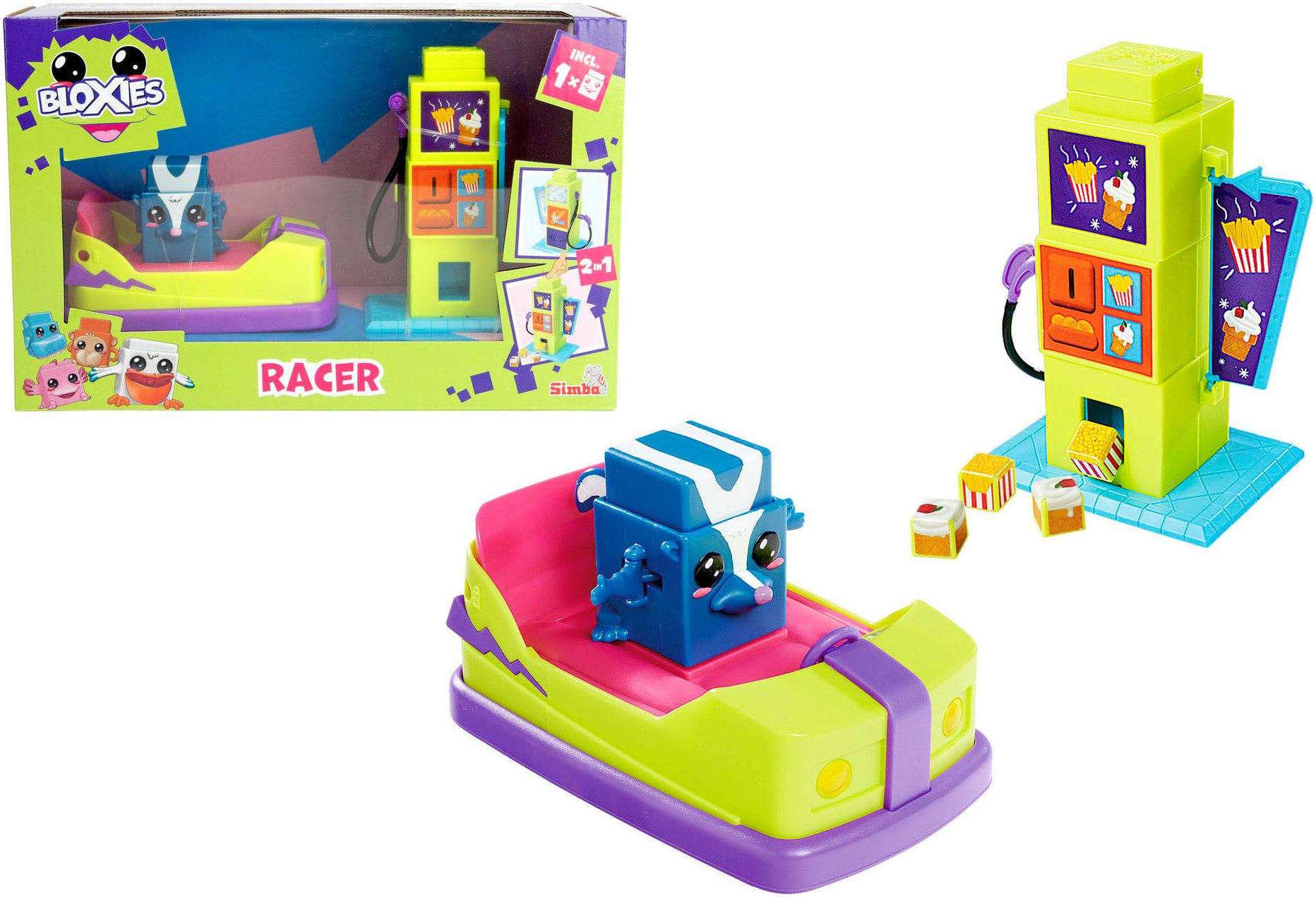 SIMBA Spielzeug-Auto Bloxies Fahrzeug Spielset günstig online kaufen