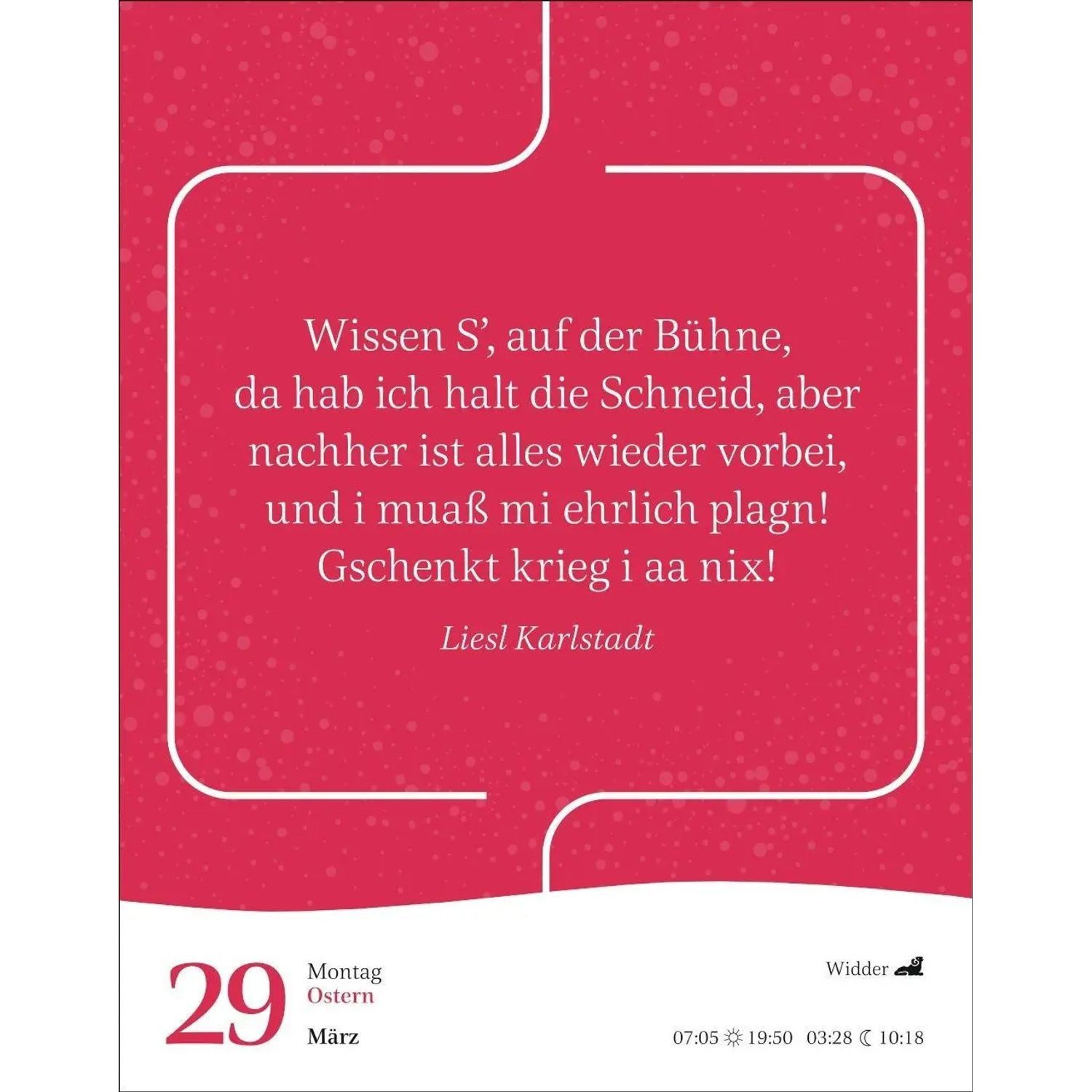 Harenberg Kalender Verlag Abreißkalender Starke Worte von starken Frauen Tagesabreißkalender 2027