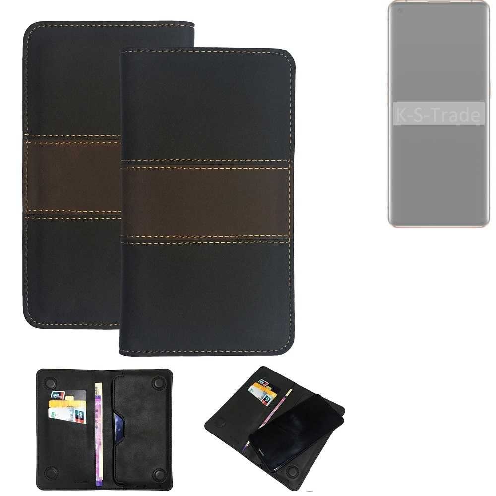 K-S-Trade Handyhülle für Oppo Find X2 Pro, Hülle Handyhülle Schutzhülle Walletcase Bookstyle Tasche Schutz