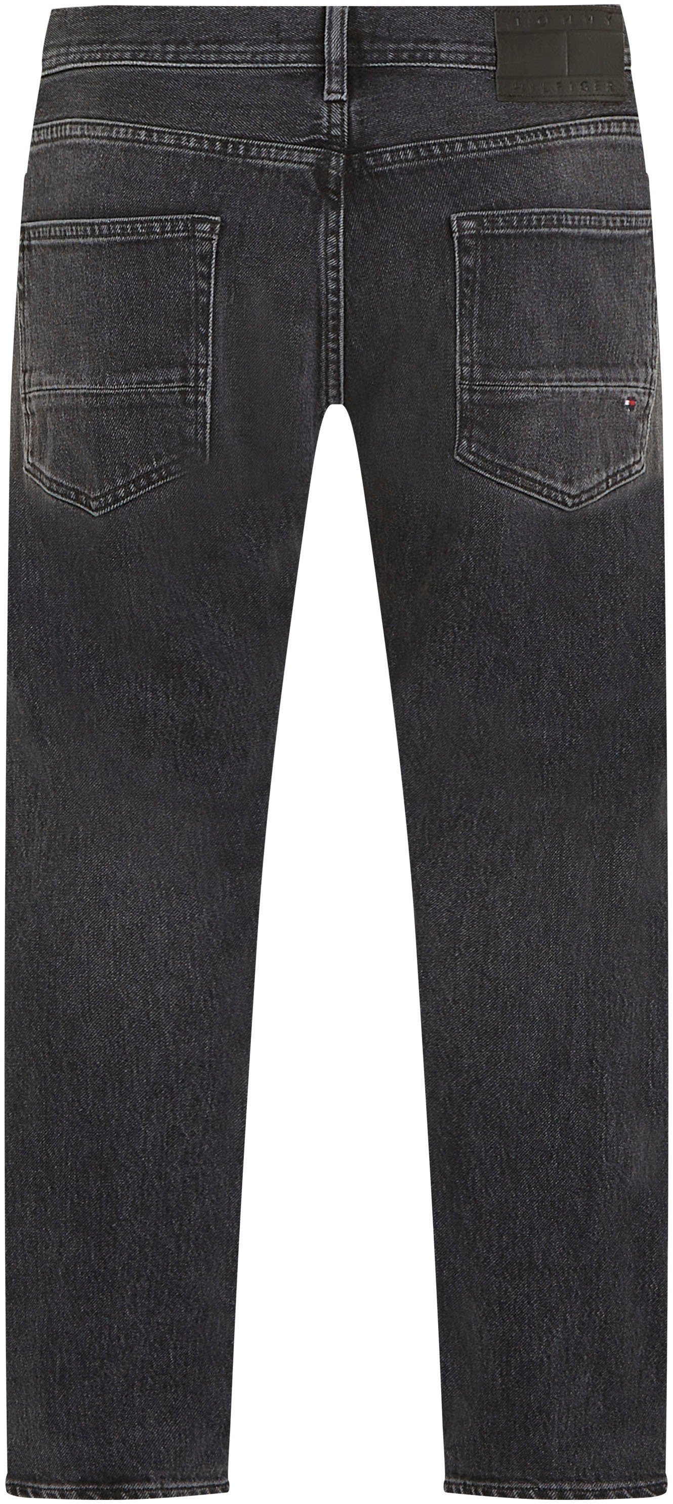 Tommy Hilfiger BT-RGL Morgan STR Big MORGAN MADISON Black Tall Straight-Jeans &