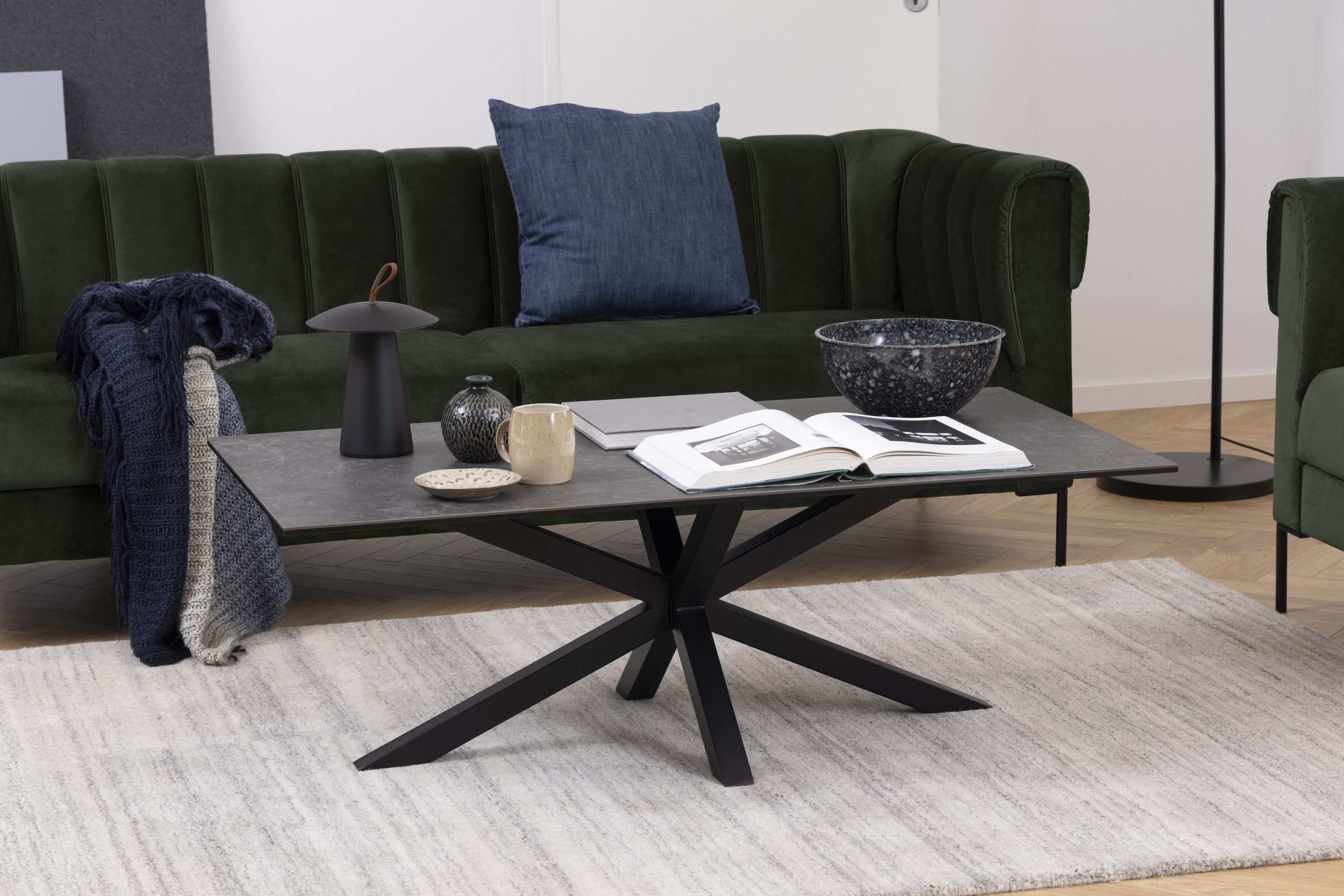 freiraum Couchtisch Heaven, in schwarz, Glas-Keramik, günstig online kaufen