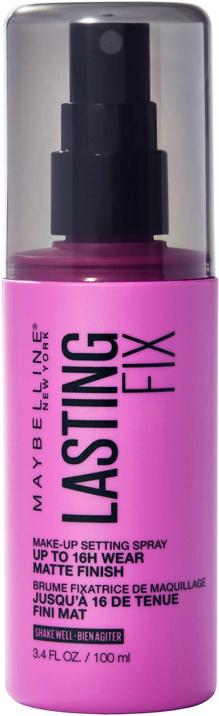 MAYBELLINE NEW YORK Fixierspray FACESTUDIO LASTING FIX MAKEUP SPRAY, fixiere deinen matten Make-up-Look bis zu 16 Stunden.