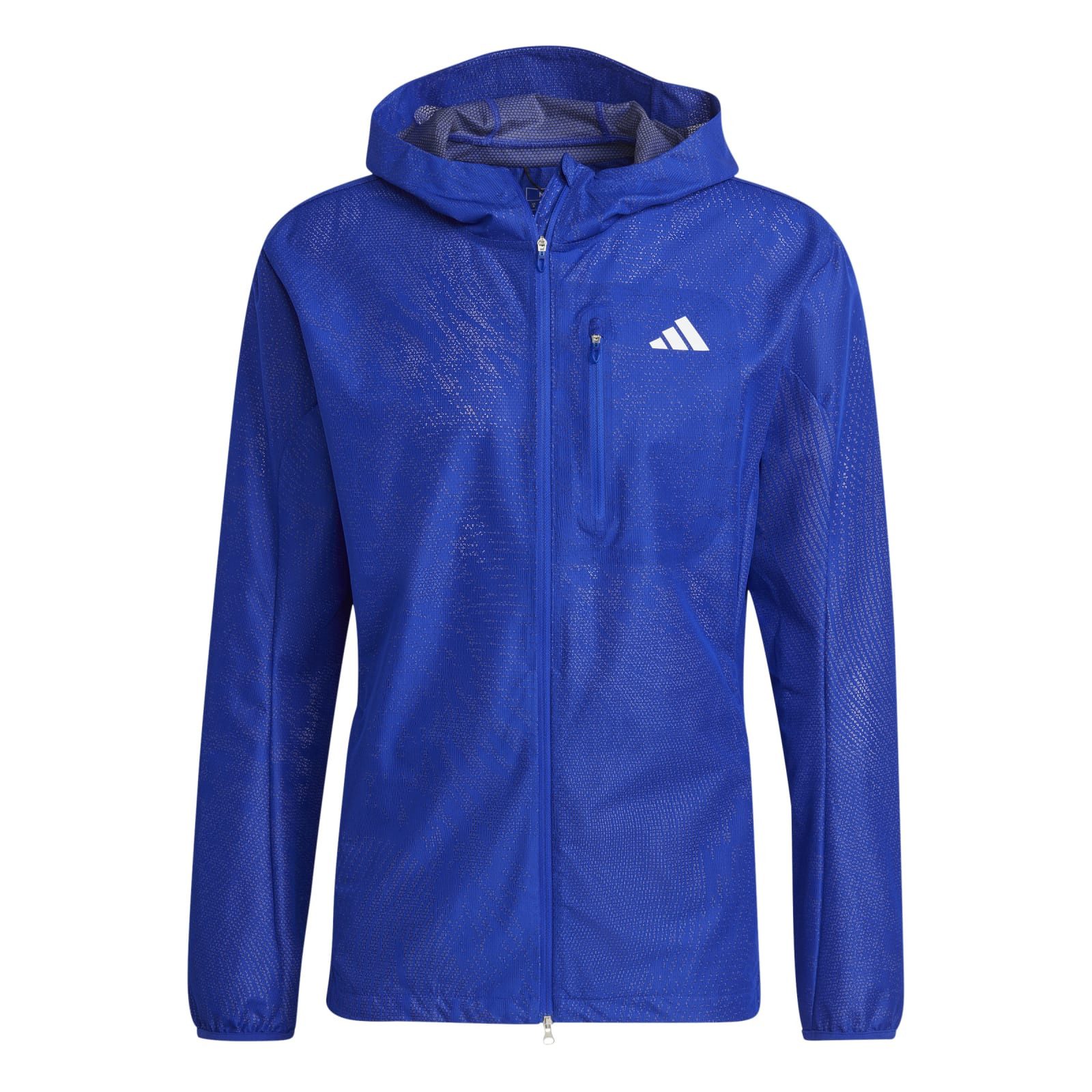adidas Performance Trainingsjacke Adizero WIND.RDY (schmall, atmungsaktiv, reflektierende Details) blau
