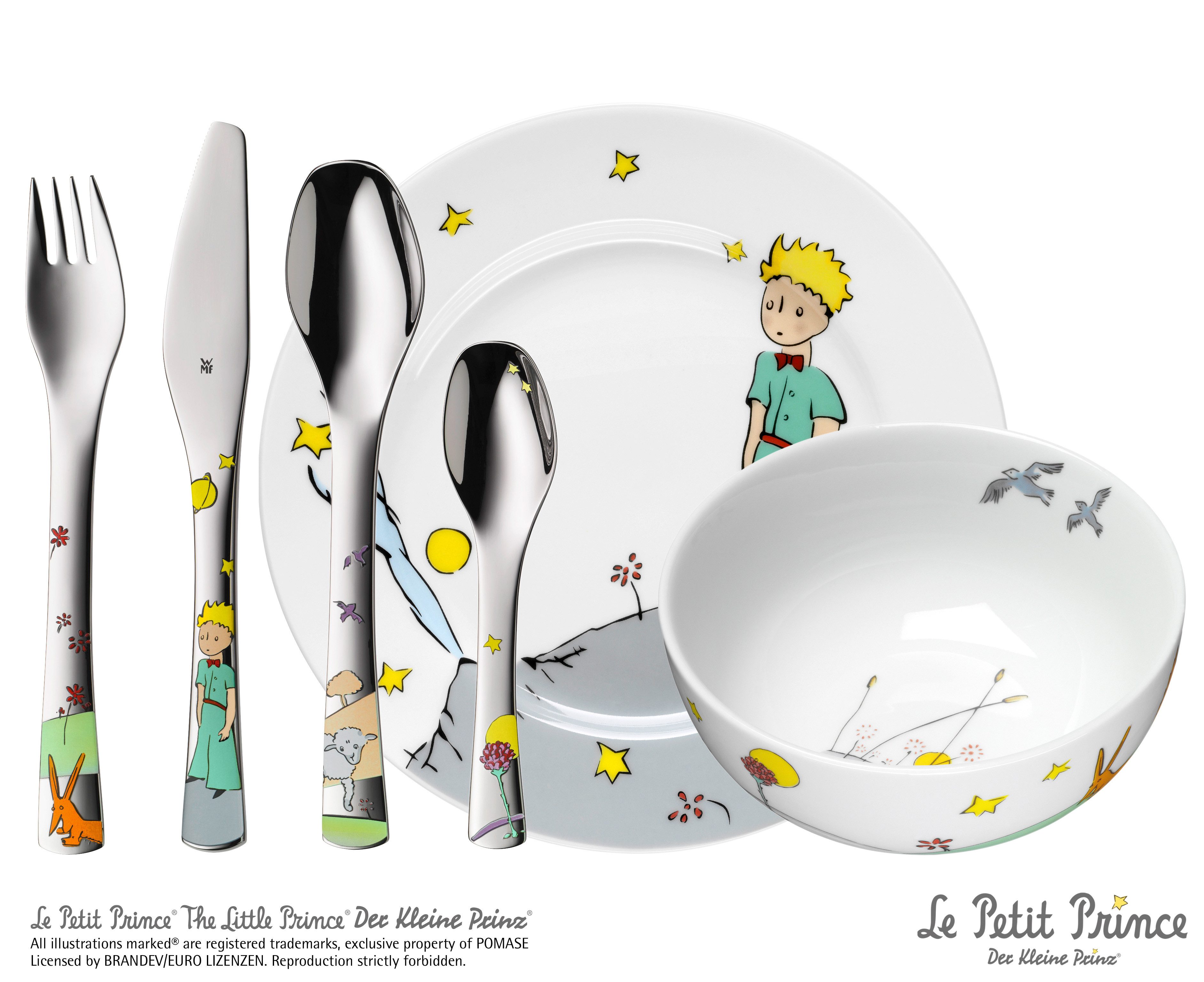 Kindergeschirr-Set Der kleine Prinz