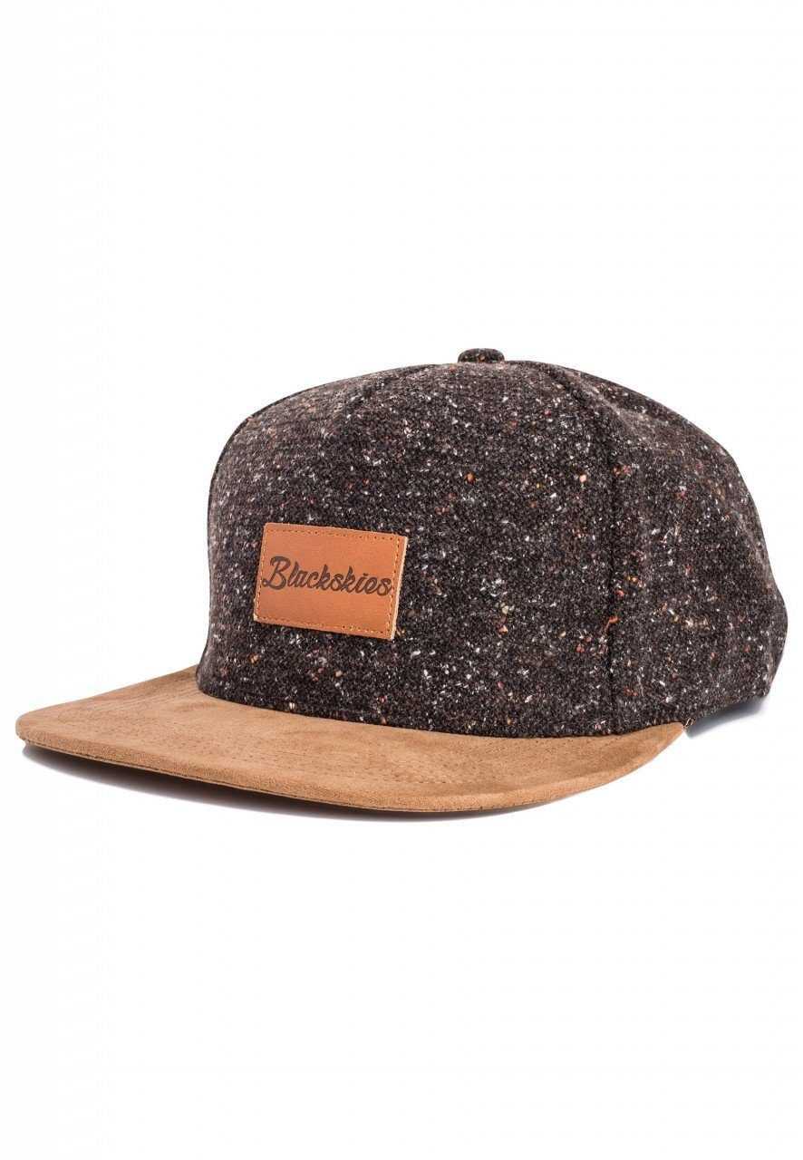 Blackskies Snapback Cap Schwarz-Braun Cap Obsidius Snapback -