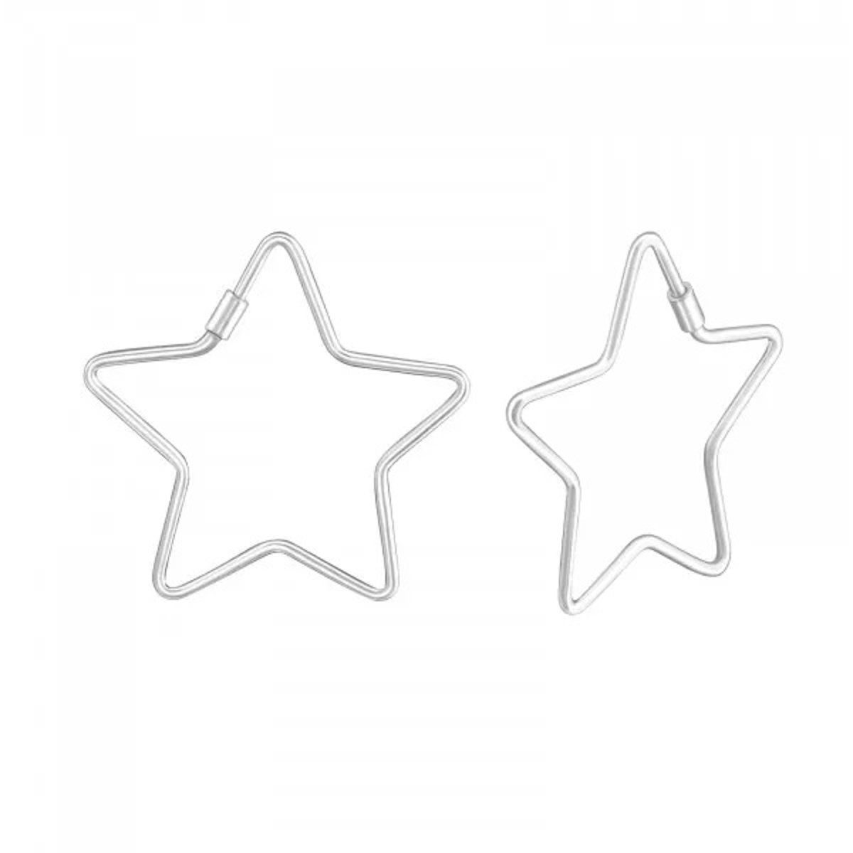 ALEXANDER YORK Paar Creolen STERN, 2-tlg., 925 Sterling Silber günstig online kaufen