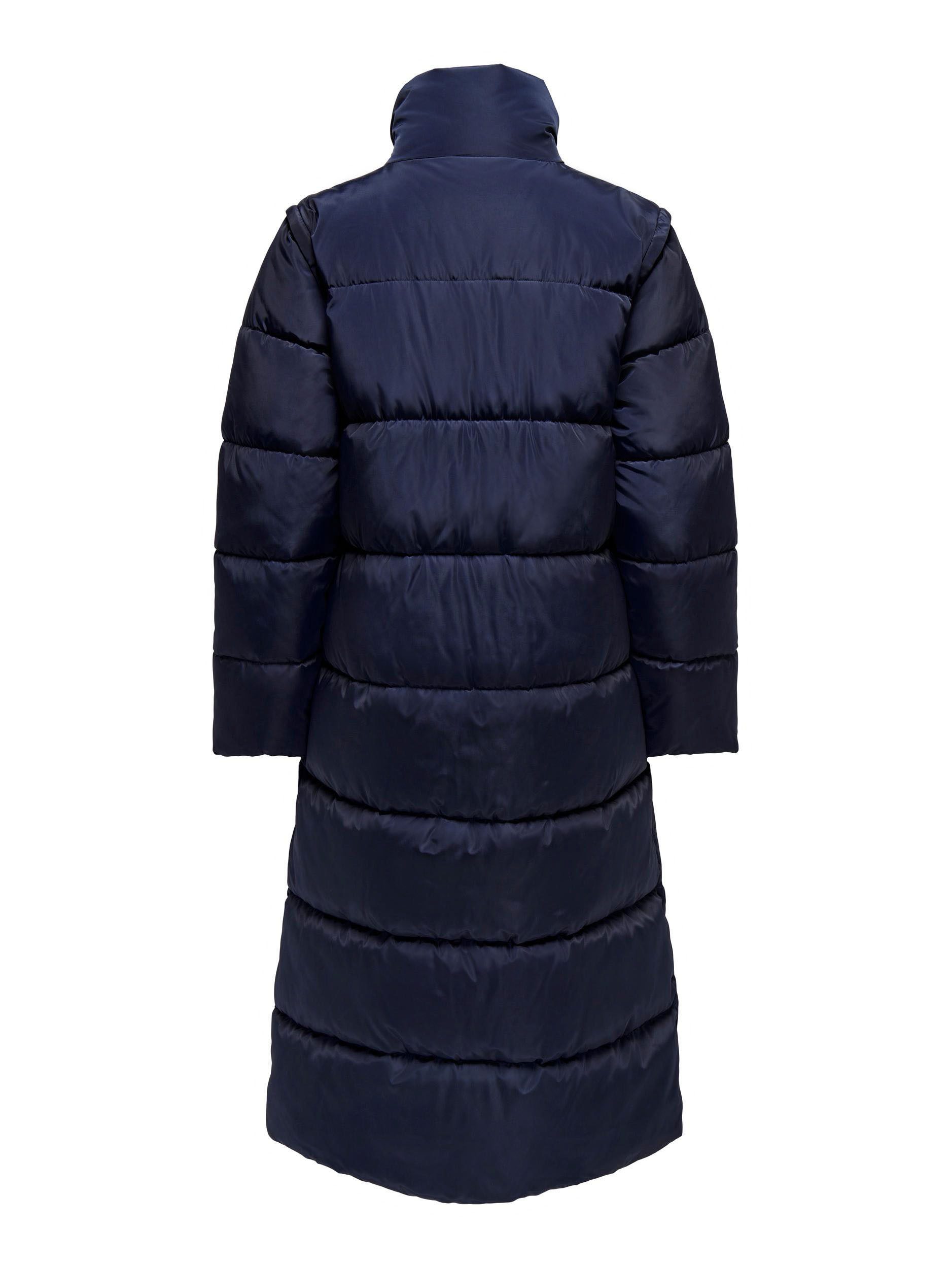 ONLY Steppmantel ONLIRINA X-LONG 2IN1 PUFFER OTW auch als Weste tragbar