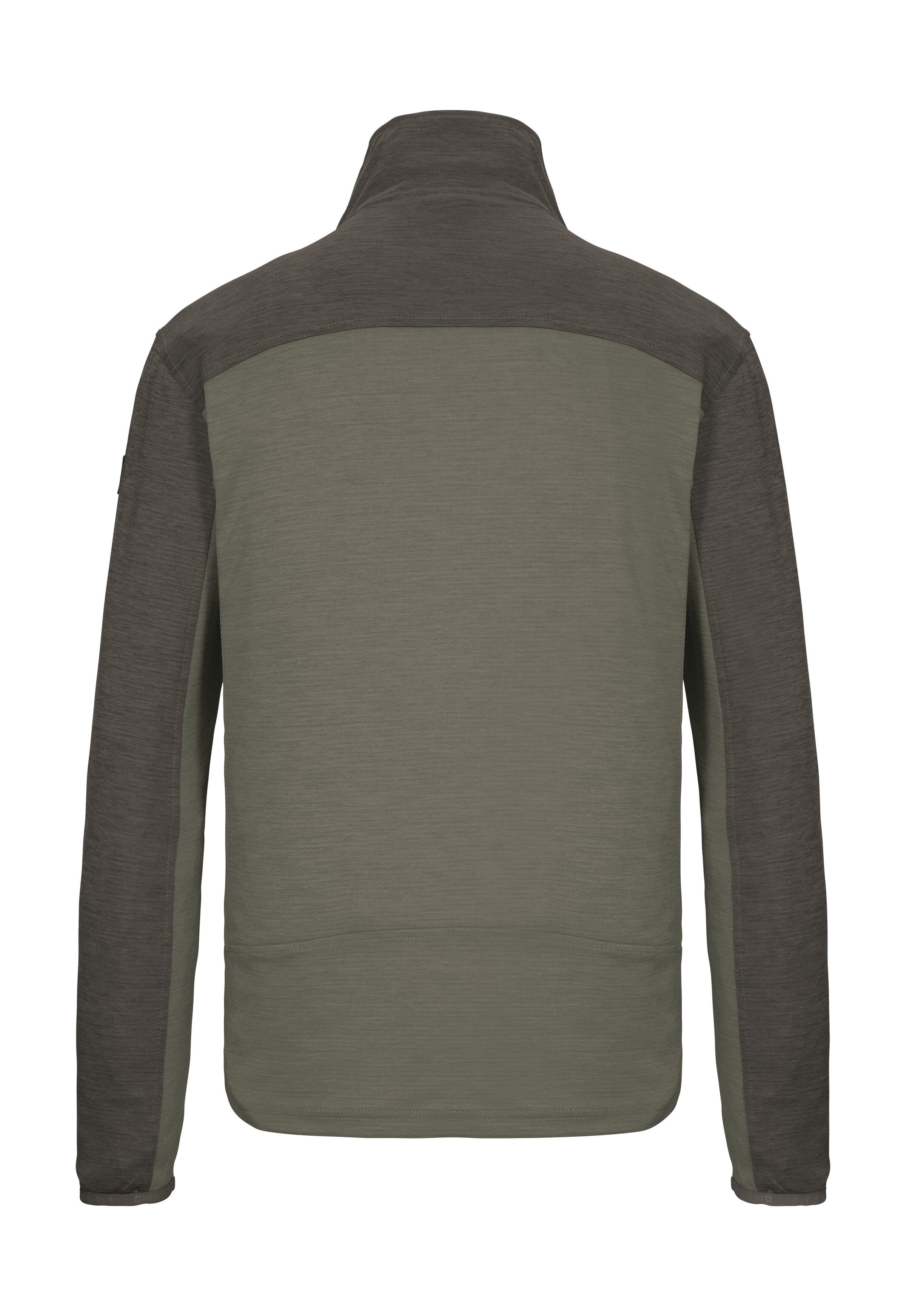 Killtec Strickjacke KOS 42 MN FLX JCKT Sportive Colourblock-Jacke, Kinnschutz, verschließbare Taschen