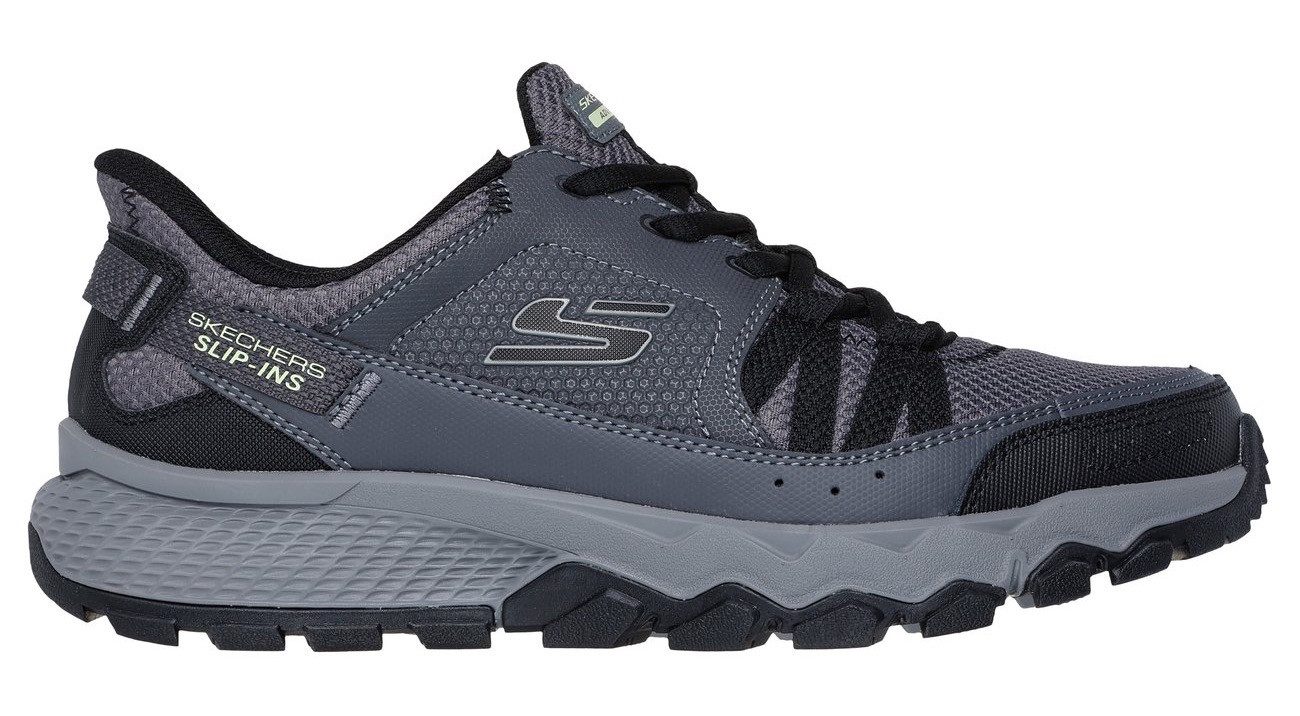 Skechers DYNAMITE AT Slip-On Sneaker, Trekkingschuh, Freizeitschuh mit robuster Laufsohle