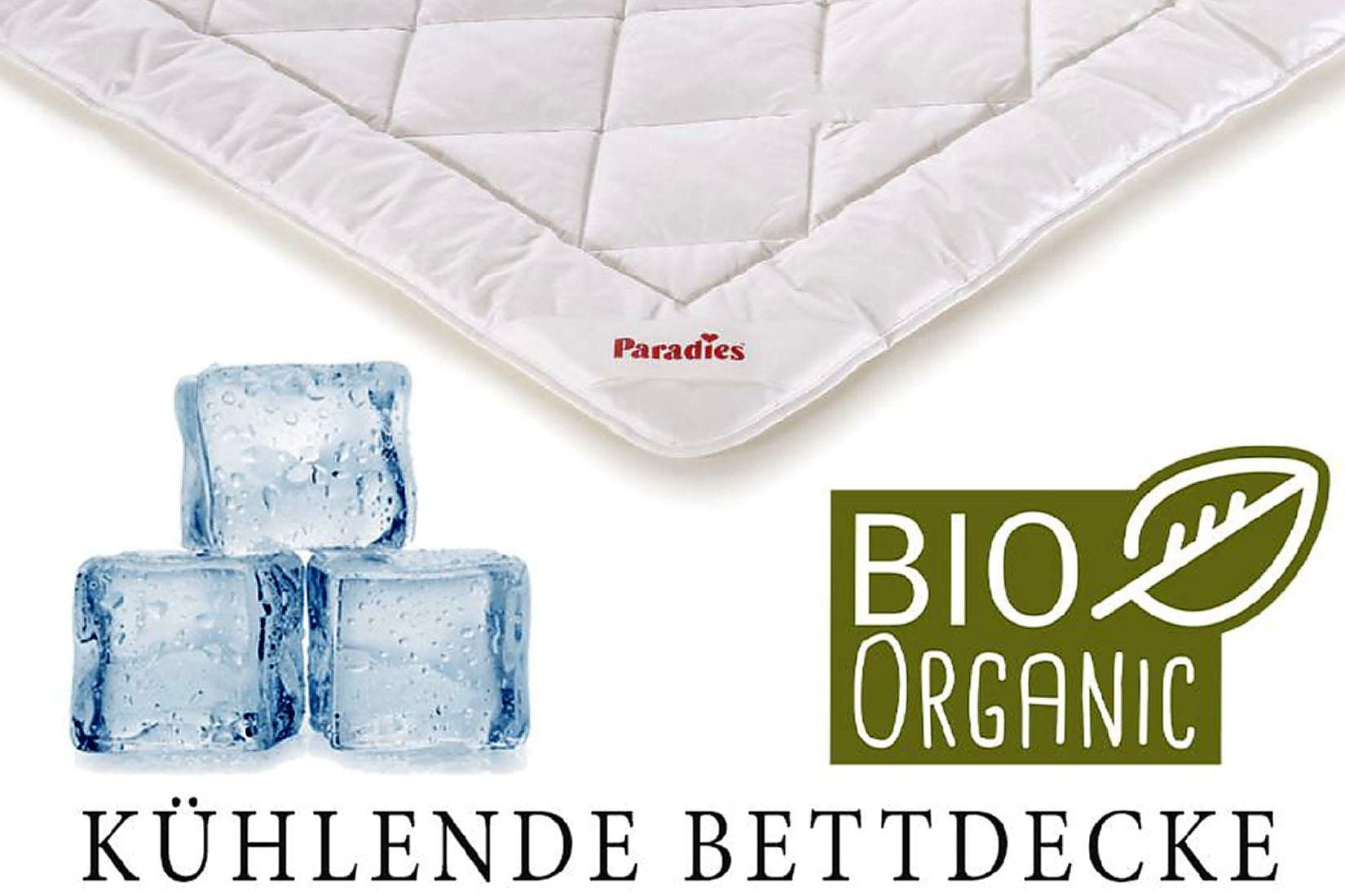 Paradies Sommerbettdecke Cool Comfort, Füllung: 50% Viskose, 50% Lyocell, Für den Sommer leicht und kühlend