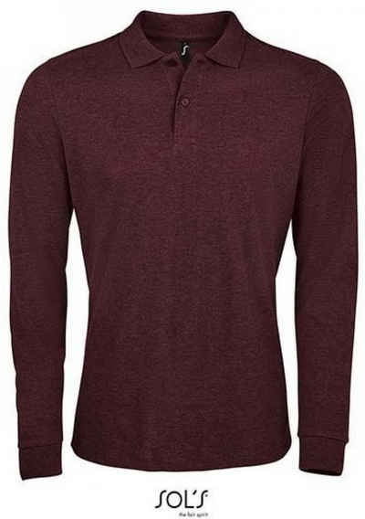 SOLS Langarm-Poloshirt Herren Long-Sleeve Piqué Polo Shirt Perfect