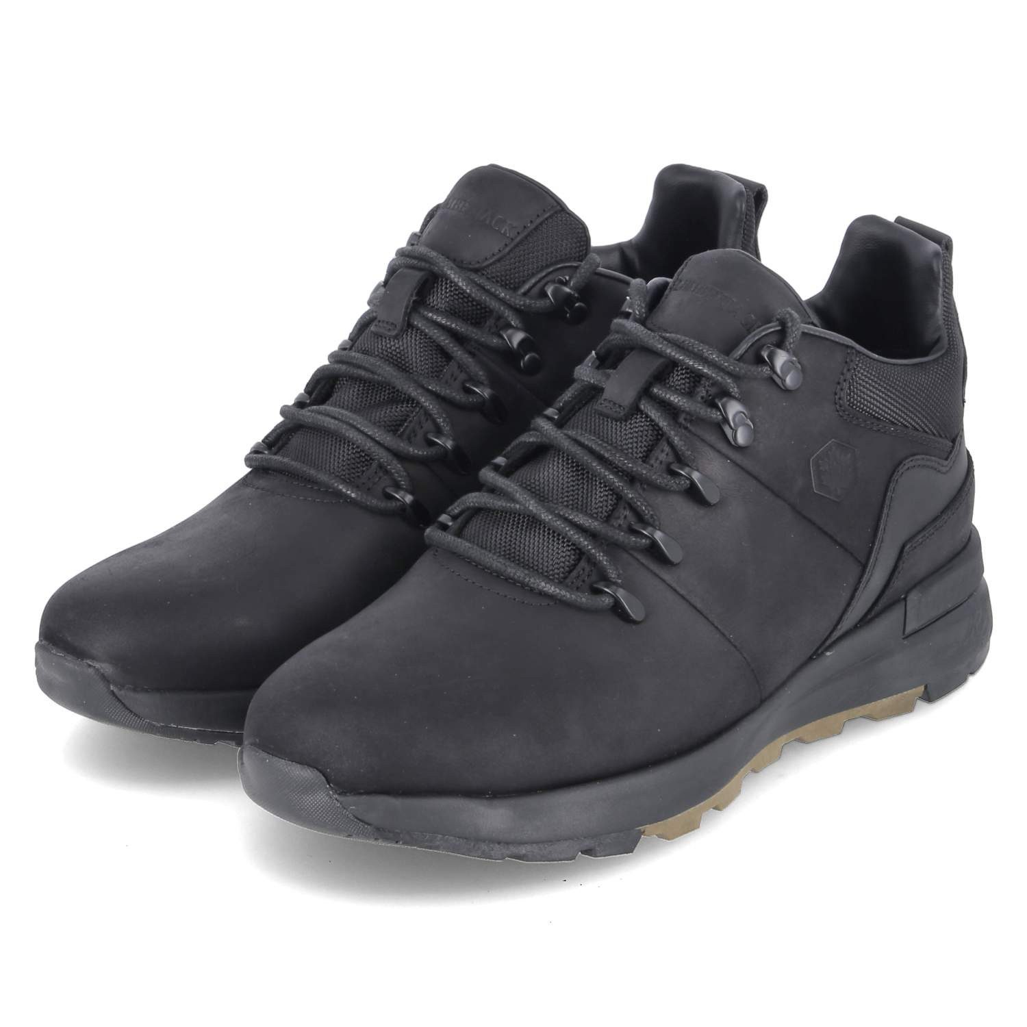 LUMBERJACK Lumberjack 102217240 Herren Leder & Textil black Schnürstiefel