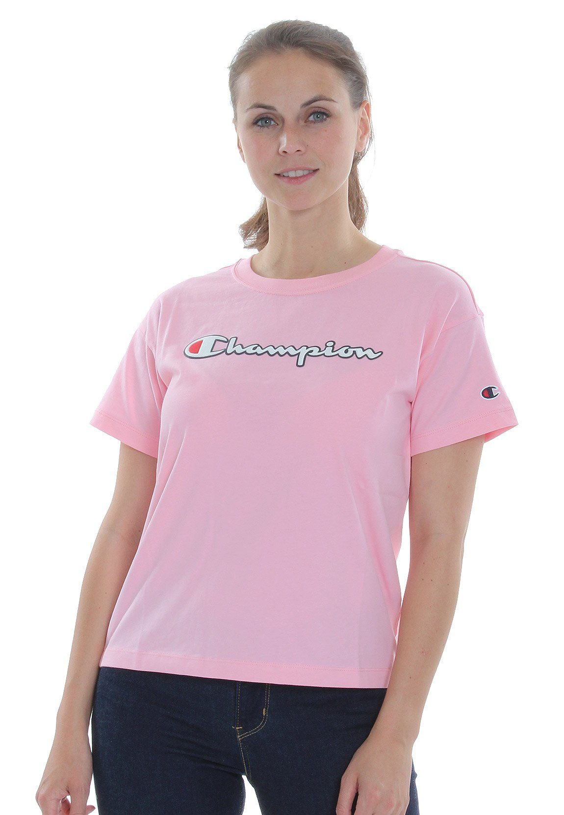 Champion T-Shirt »Champion Damen T-Shirt 112650 PS024 CNP Pink«