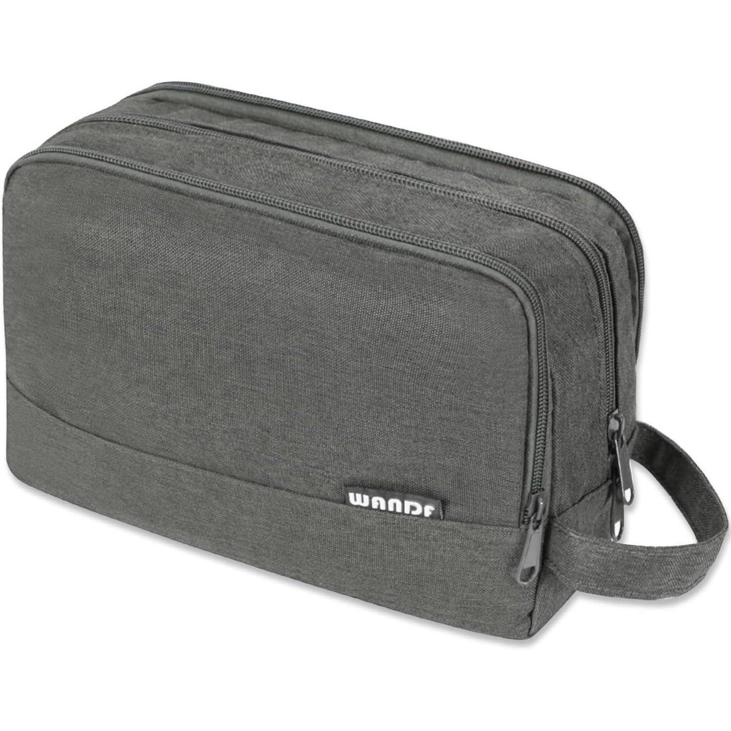 Kulturbeutel Kulturbeutel Herren Reise Kosmetiktasche Reisezubehör Denim Pure Grau