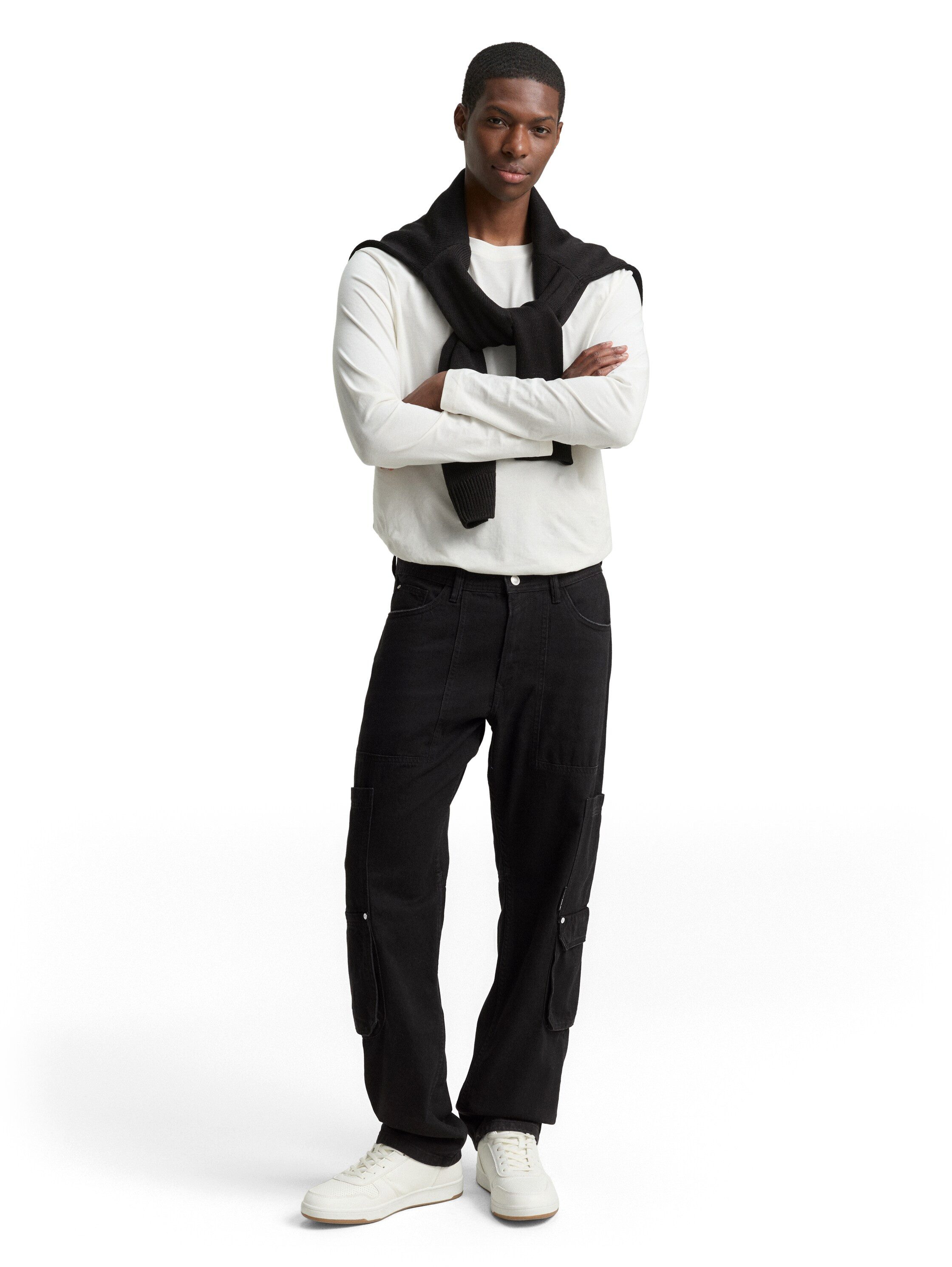 TOM TAILOR Denim Relax-fit-Jeans mit Taschen – Bild 4 von 5