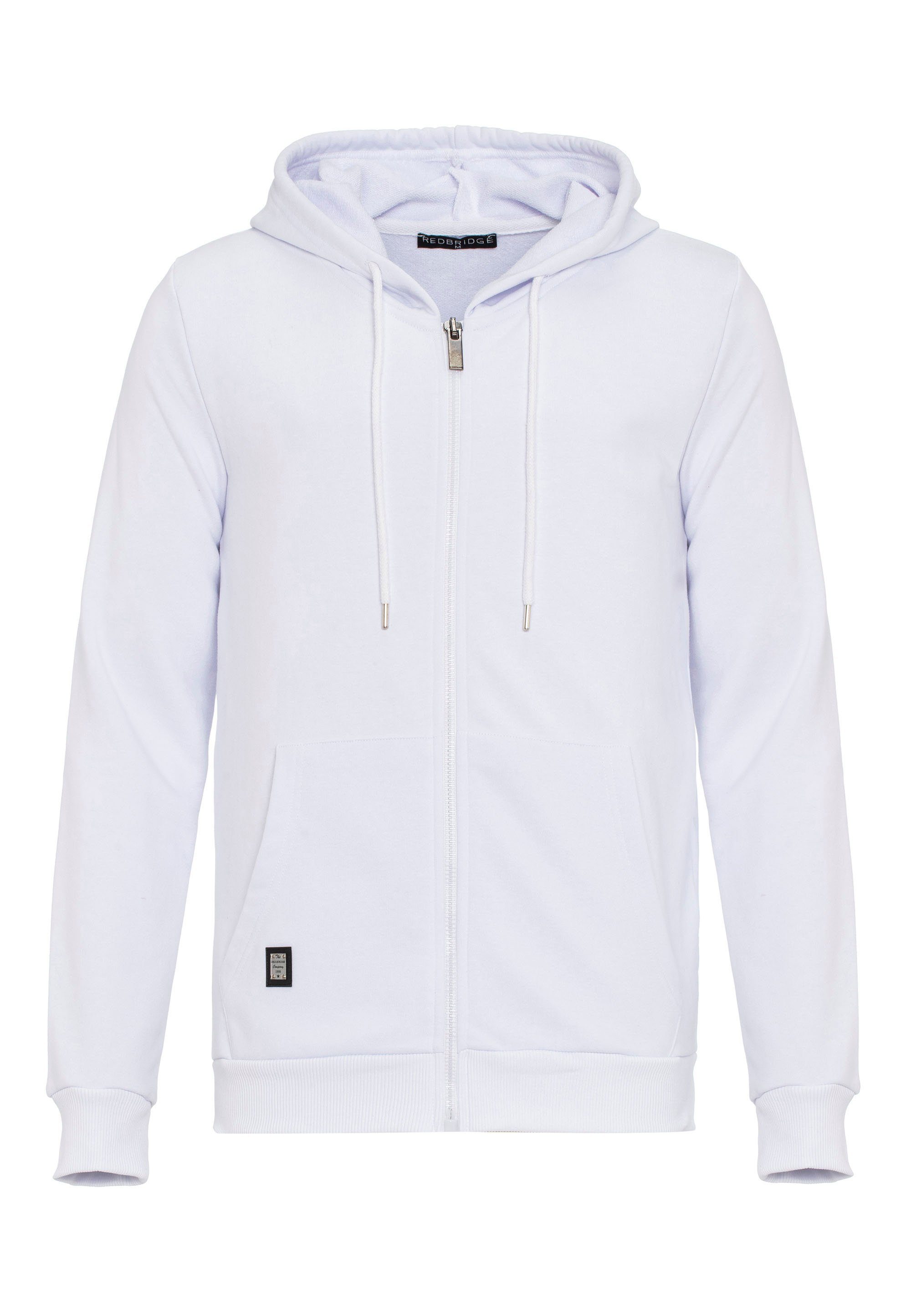 RedBridge Kapuzensweatjacke Premium Sweater mit Logopatch günstig online kaufen