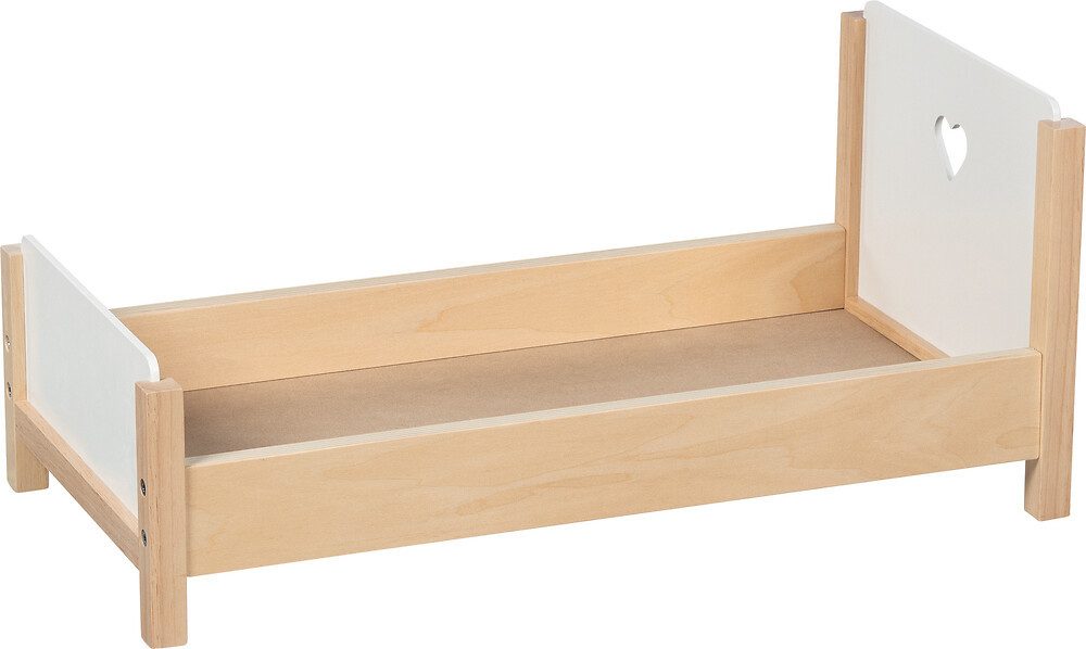 goki Puppenbett Set Herzträume: Puppenbett mit Puppenbettzeug (4tlg)