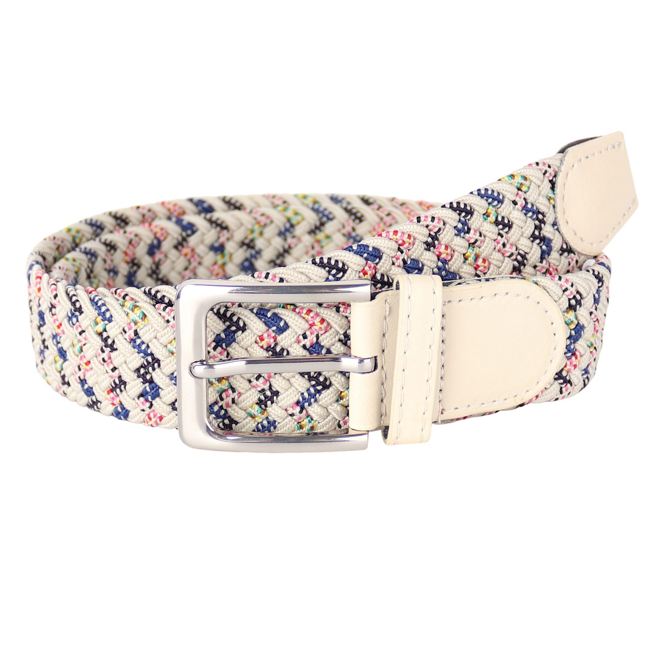 MIRROSI Flechtgürtel Elastischer Stoffgürtel Flechtgürtel für Damen und Herren (3,5CM Breit, Atemungsaktiv, Super Weich) Geflochtener Stretchgürtel Dehnbarer Gürtel UNISEX