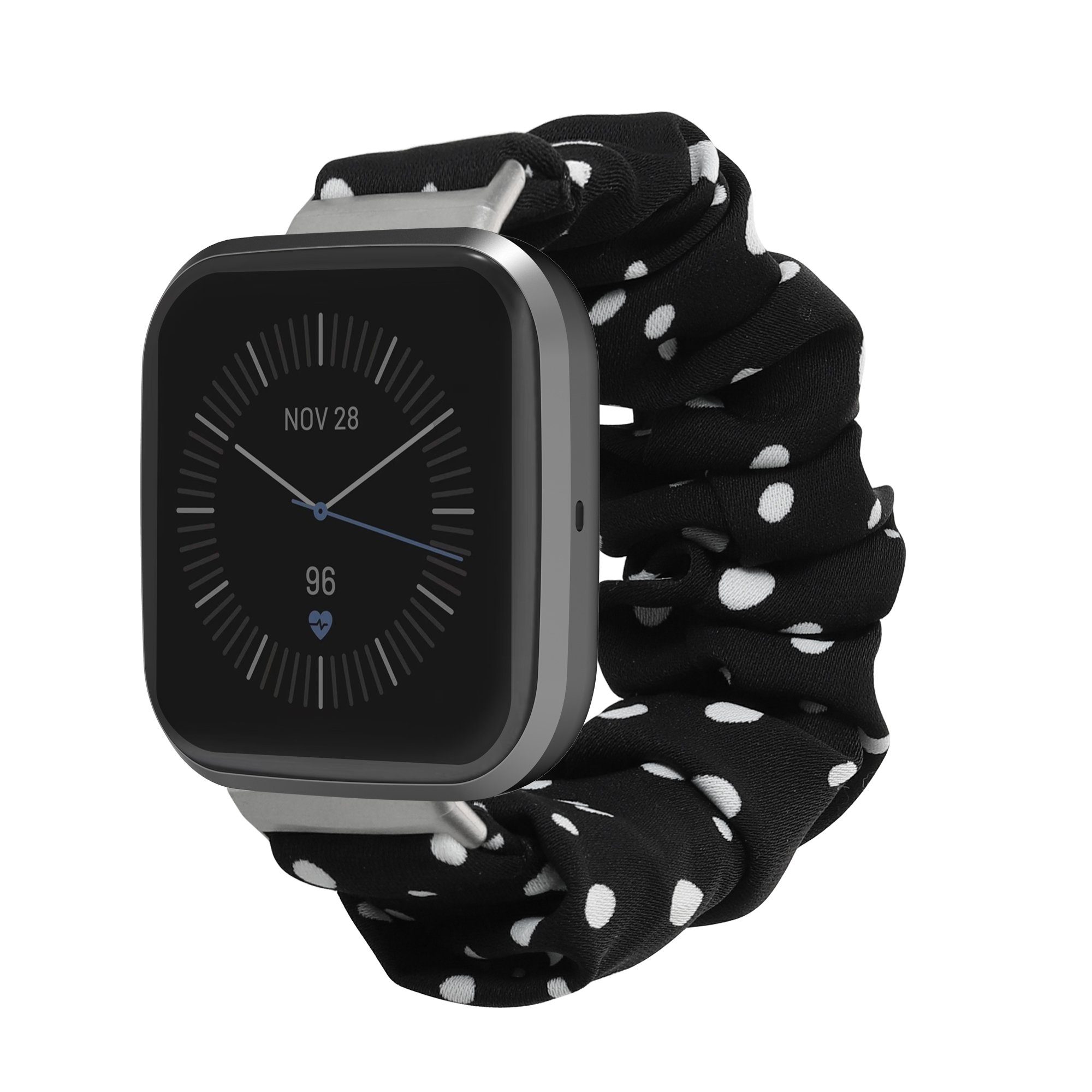 kwmobile Ersatz Bügelpolster für Fitbit Versa 4 / Sense 2 / Versa 3 / Sense Smartwatch, 1-tlg., mit Kunstleder Polster