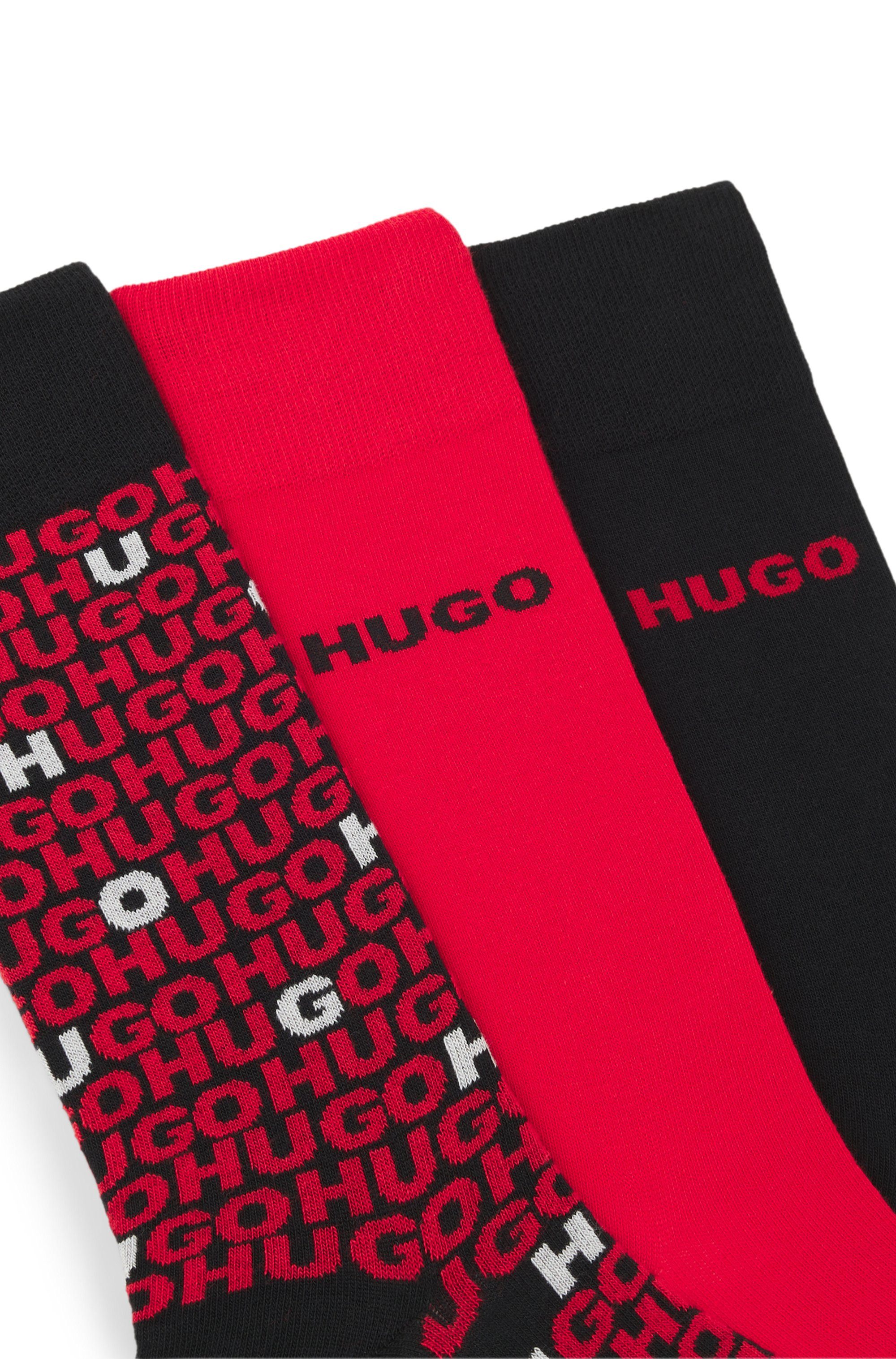 HUGO Socken 4P GIFT TORTUGA (4-Paar) mittelhoch, mit Logo-Details, in Gesch günstig online kaufen