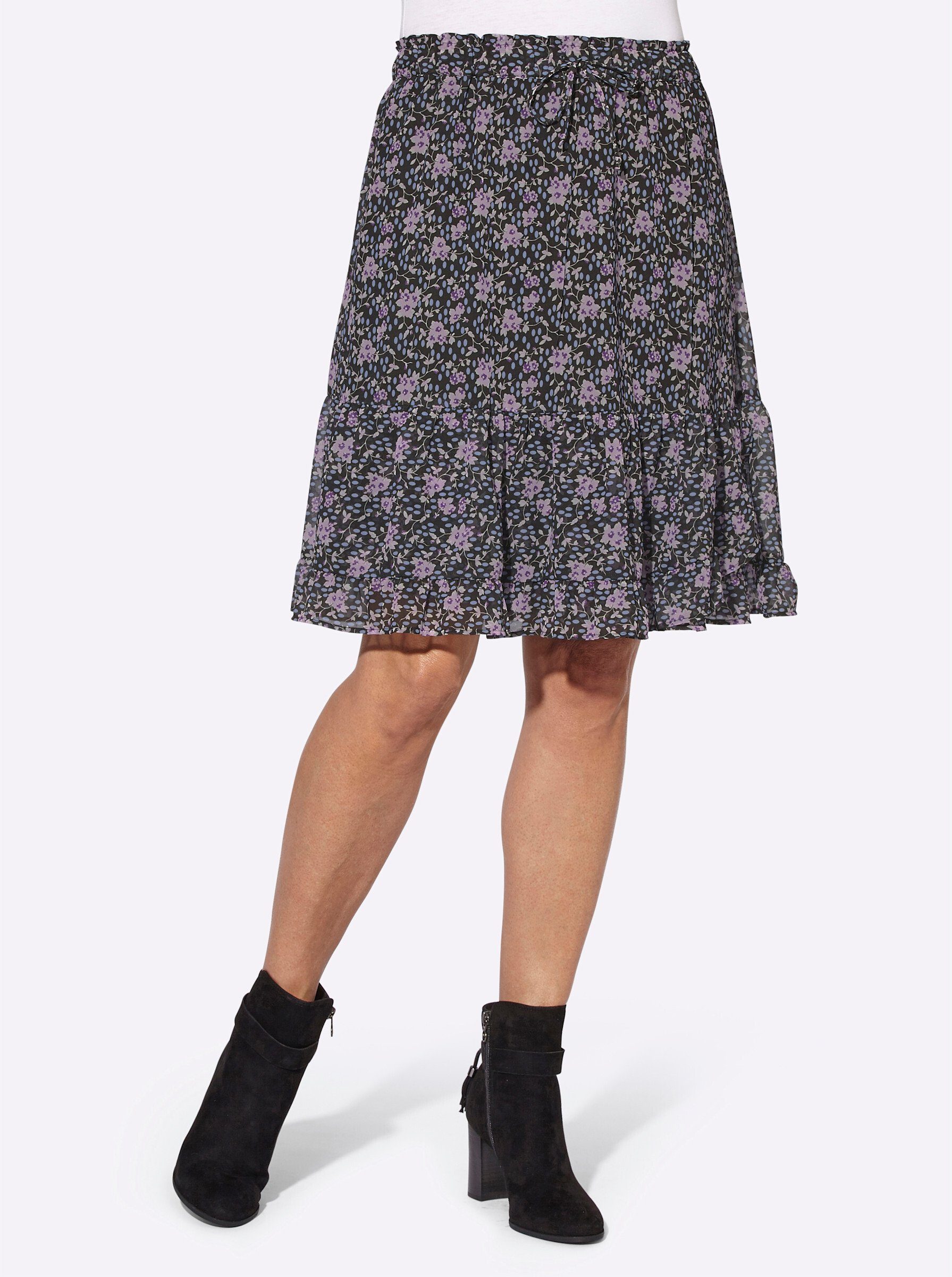 Witt A-Linien-Rock Volantrock . günstig online kaufen