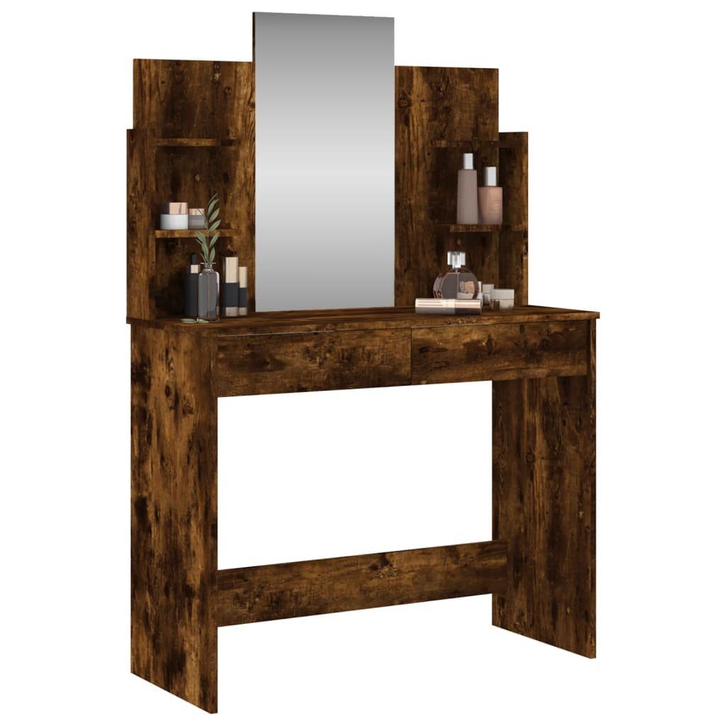 vidaXL Schminktisch NA Schminktisch Frisiertisch Beautytisch 2 Regale