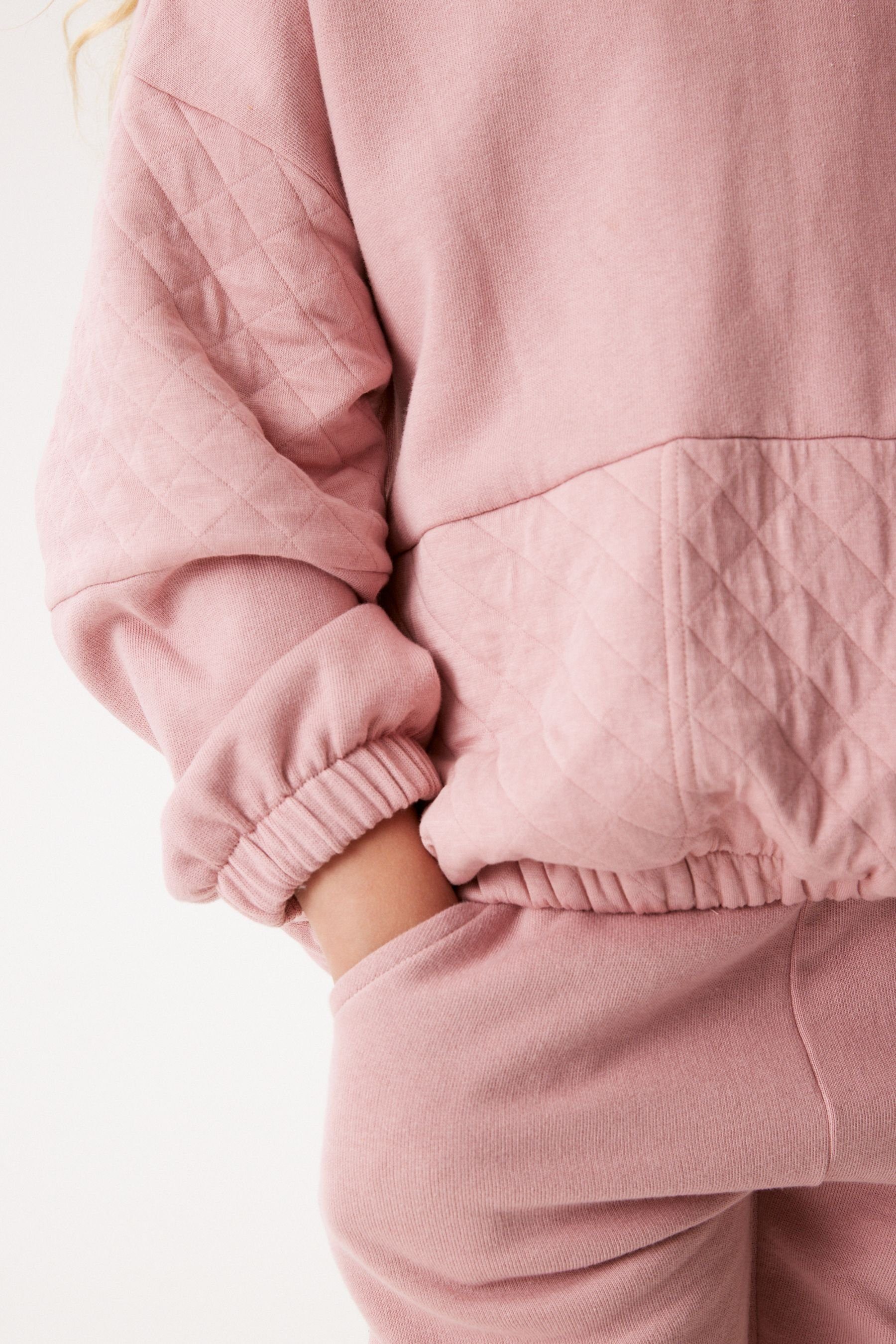 Pink (1-tlg) Kapuzensweatshirt Utility-Kapuzensweatshirt Next