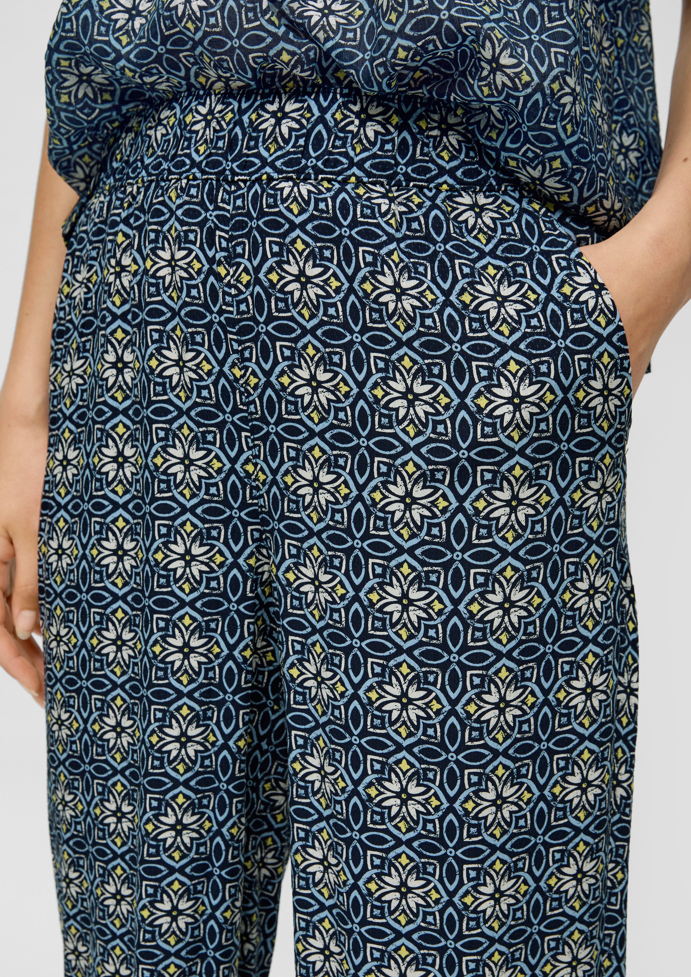 s.Oliver 7/8-Hose Culotte aus Viskose mit günstig online kaufen