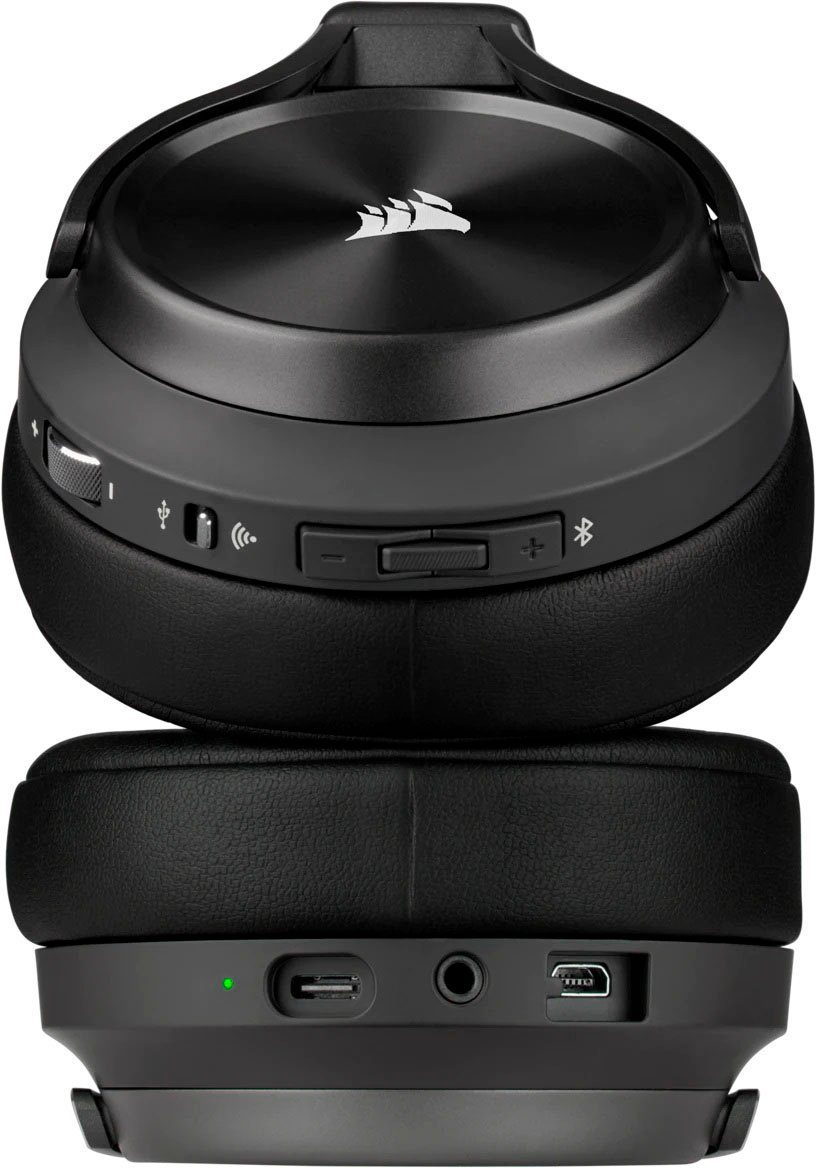 Corsair VIRTUOSO RGB WIRELESS XT (Mikrofon Bluetooth, abnehmbar, Gaming-Headset WLAN (WiFi)