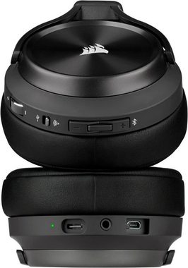 Corsair VIRTUOSO RGB WIRELESS XT Gaming-Headset (Mikrofon abnehmbar, Bluetooth, WLAN (WiFi)