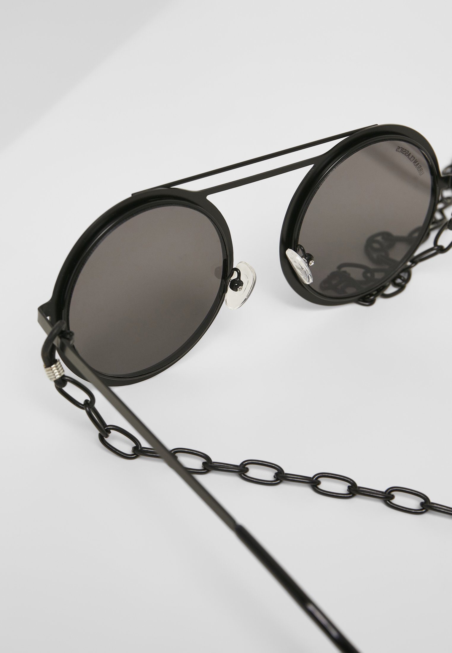 Chain Sunglasses mirror/black CLASSICS Sonnenbrille silver URBAN 104 Unisex