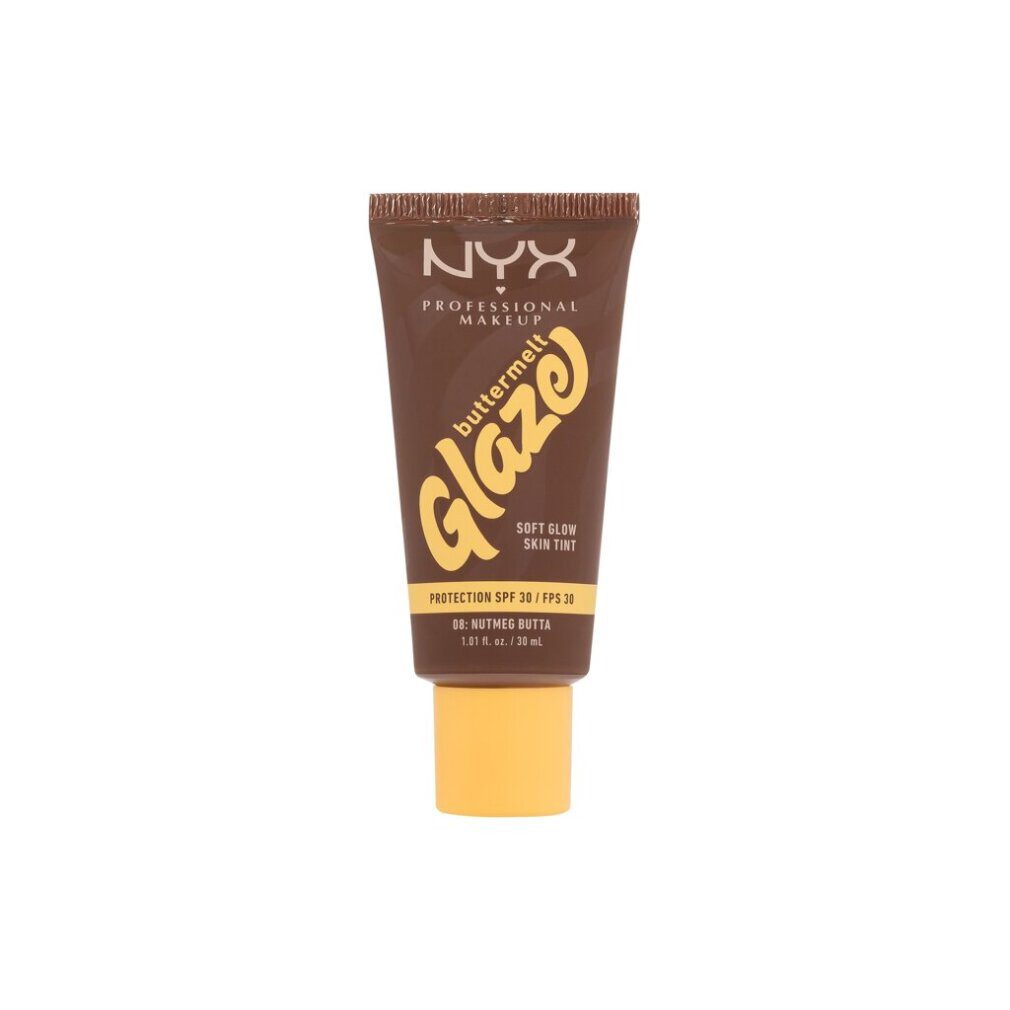 Nyx Professional Make Up Körperpflegemittel BUTTERMELT GLAZE Sonnenschutzfarbe + SPF30 #08 -Nutmeg Butta 30 ml