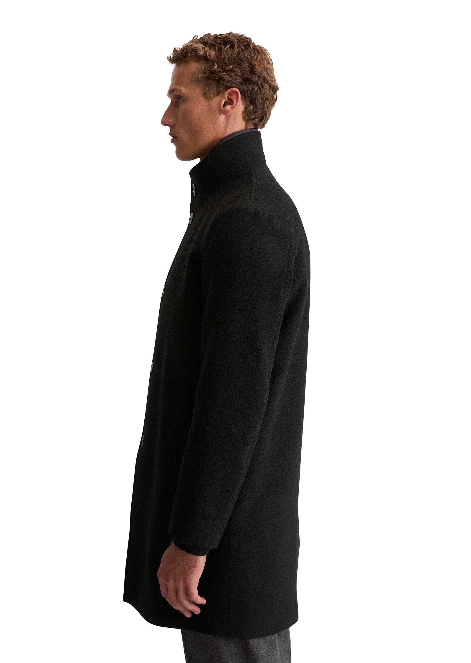 Marc O'Polo Wollmantel mit abnehmbarem Windshield günstig online kaufen