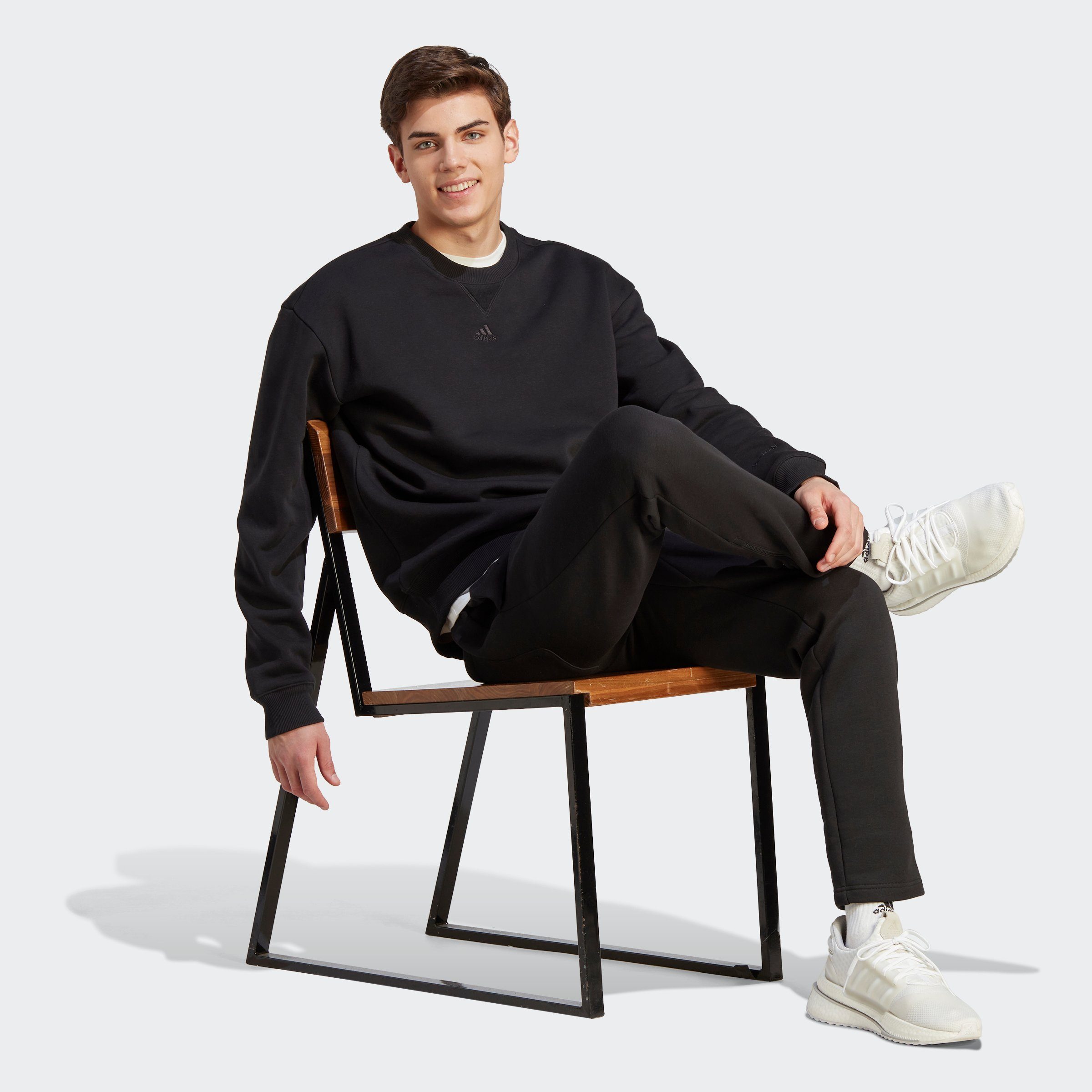 Sweatshirt SZN SWT Black Sportswear adidas M ALL