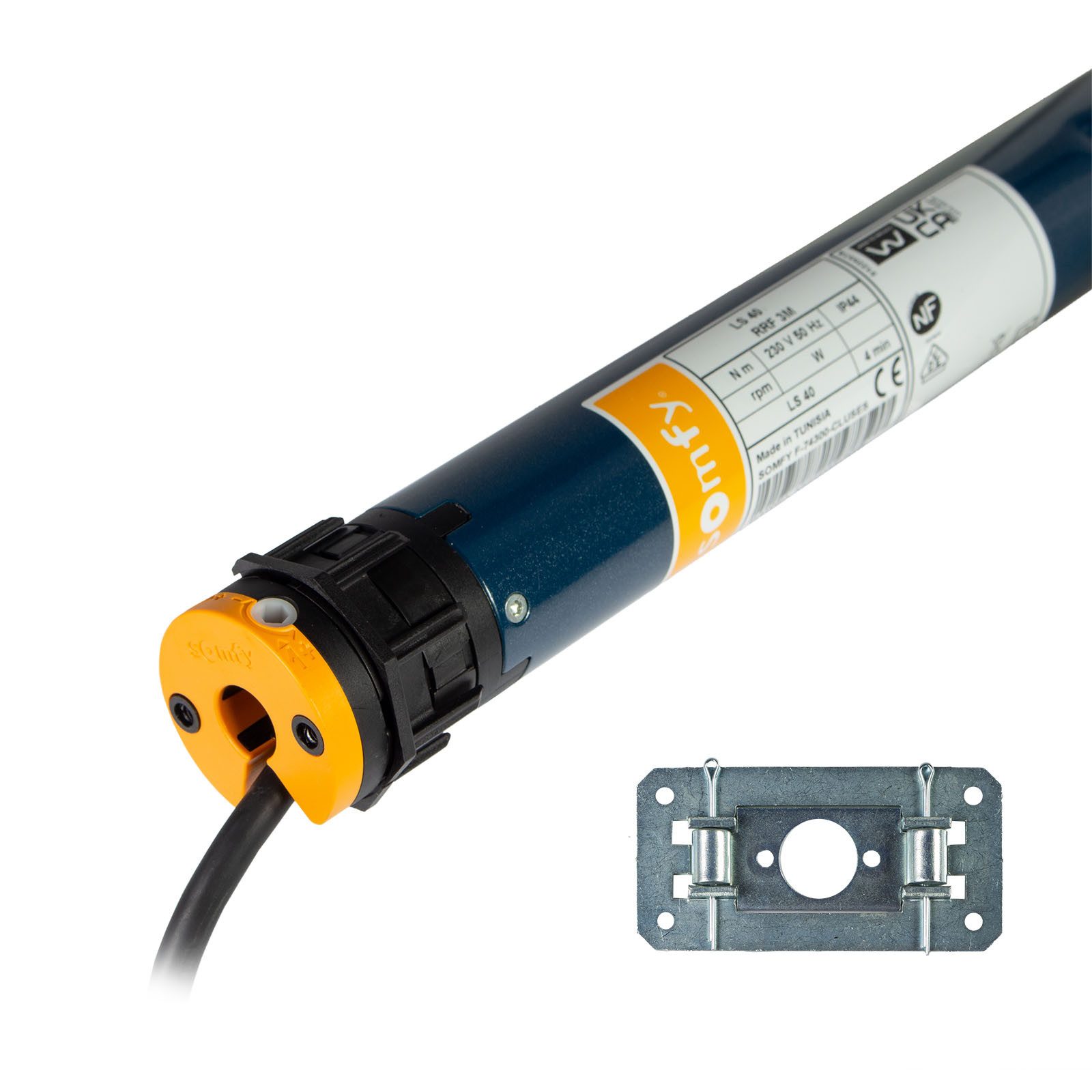 Somfy Rollladenmotor LS 40 Rollladenmotor 4-13 Nm inklusive Adapterset SW40